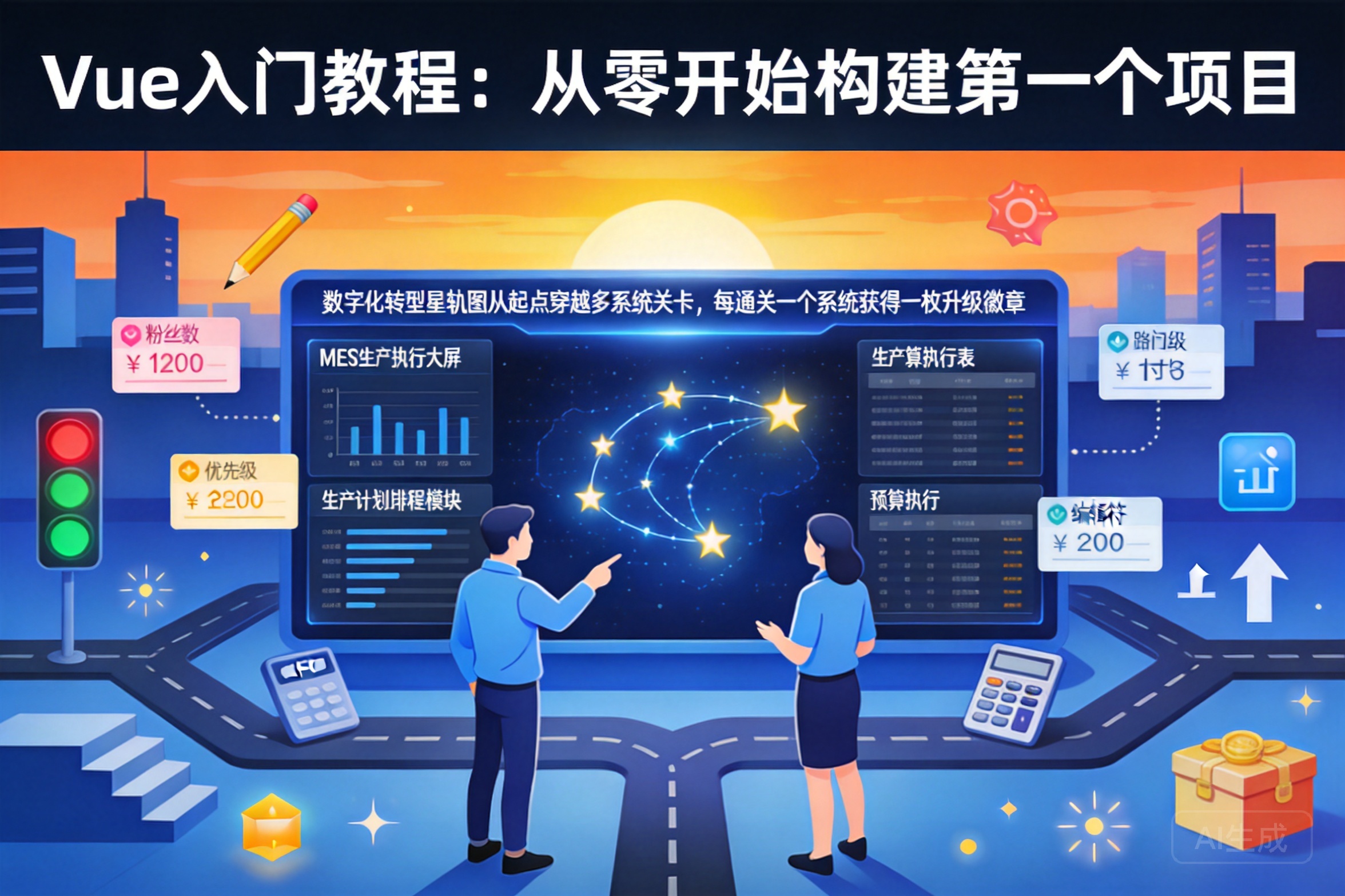 Vue 入门教程：从零开始构建第一个项目