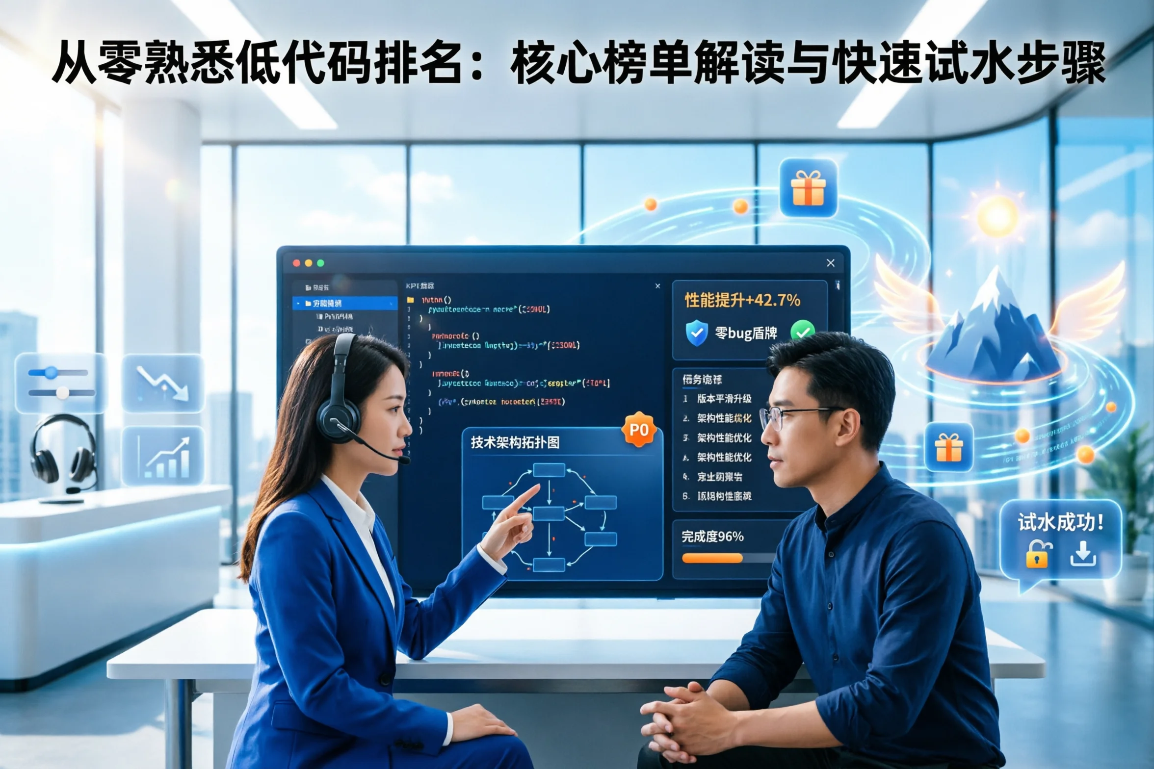 从零熟悉低代码排名：核心榜单解读与快速试水步骤