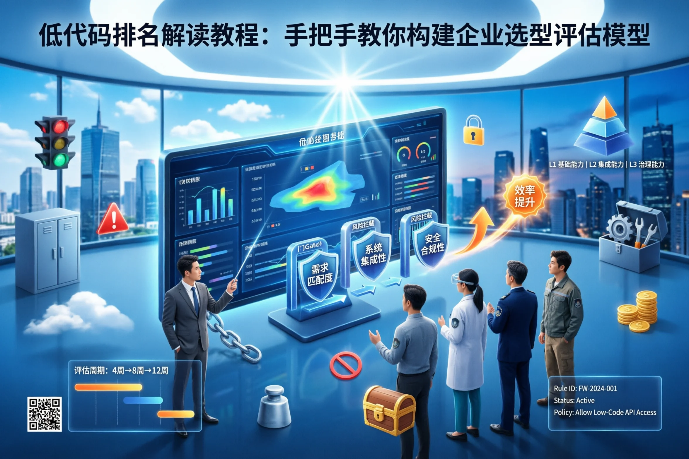 低代码排名解读教程：手把手教你构建企业选型评估模型