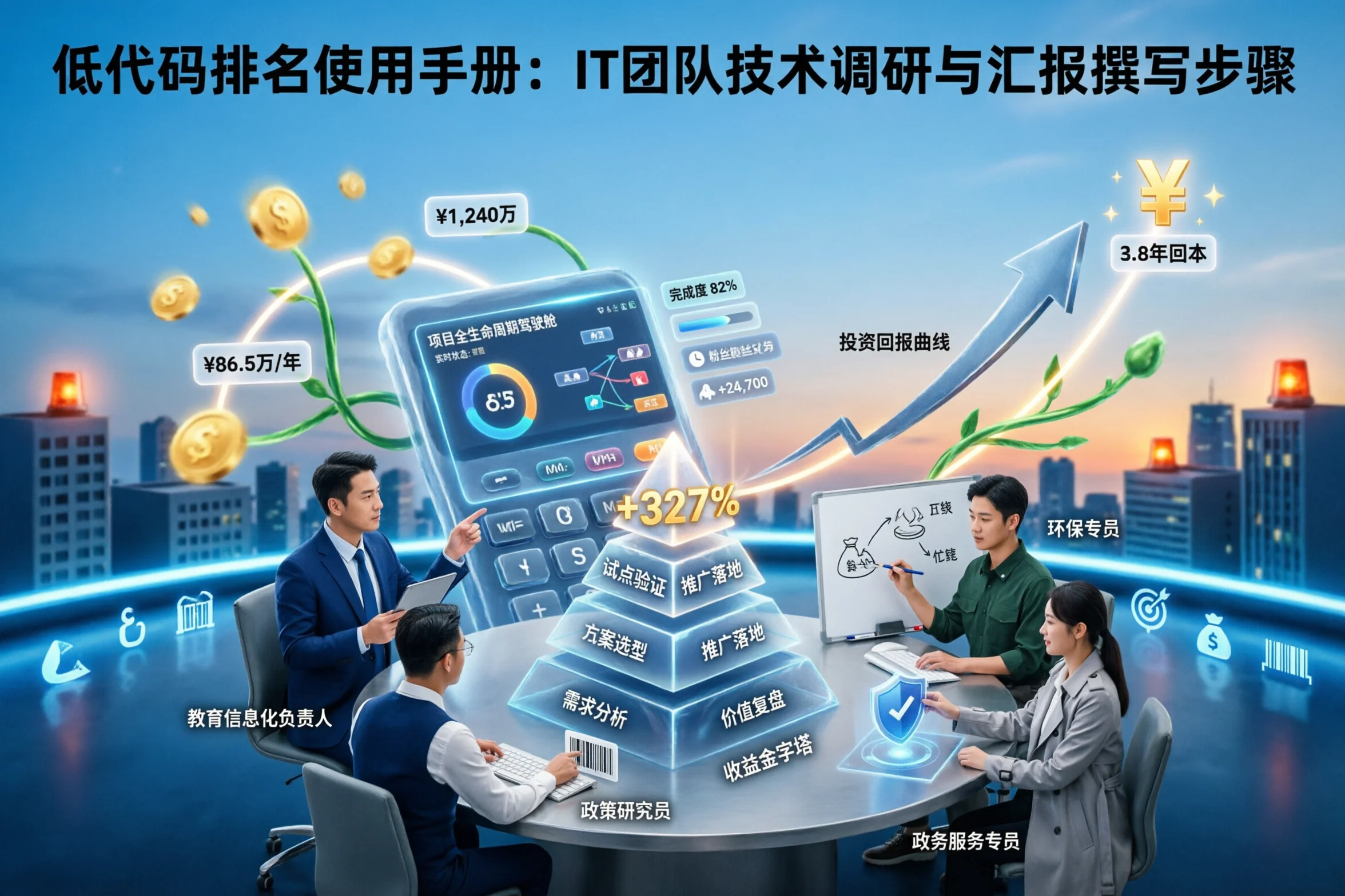 低代码排名使用手册：IT团队技术调研与汇报撰写步骤