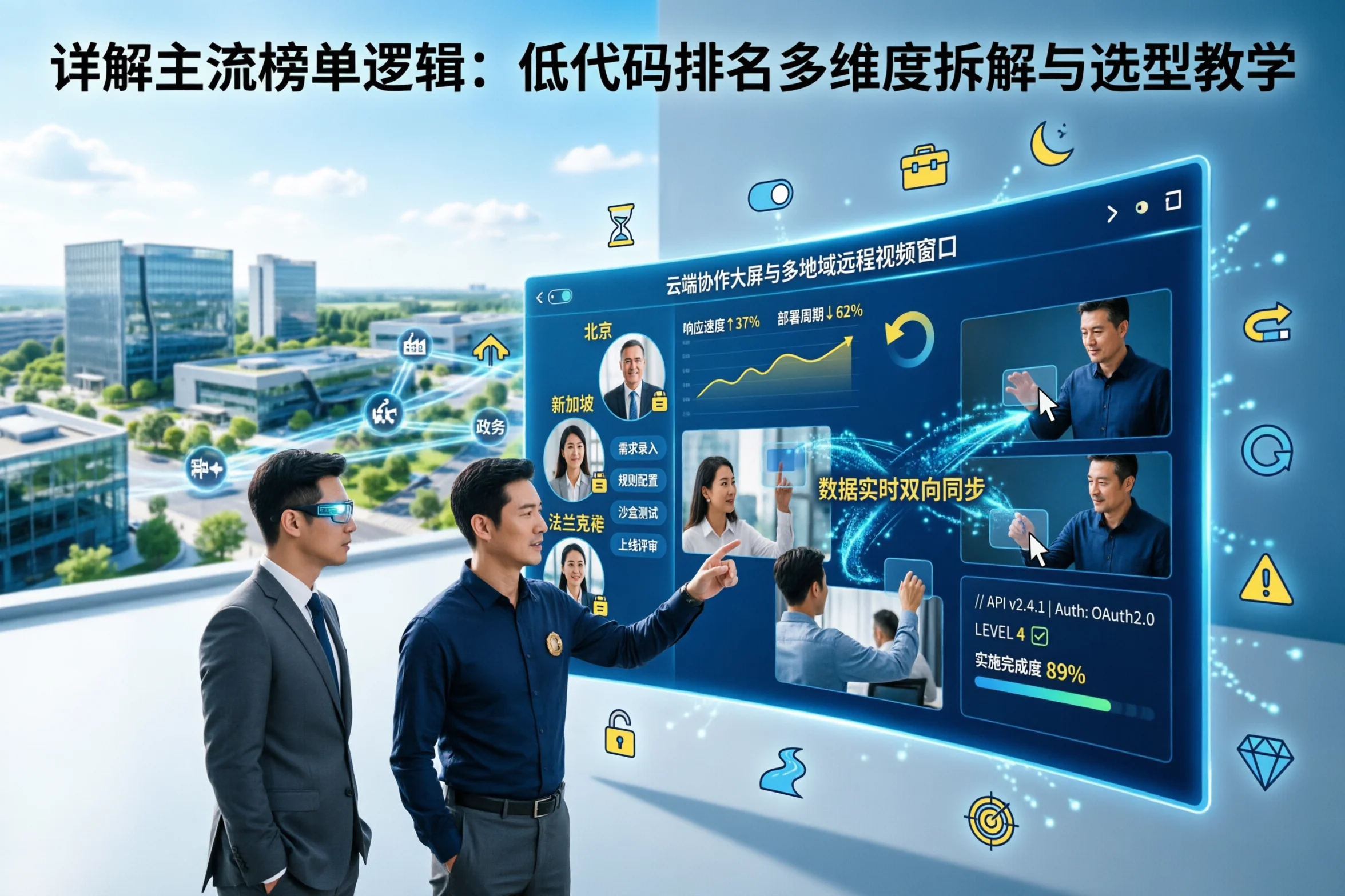 详解主流榜单逻辑：低代码排名多维度拆解与选型教学