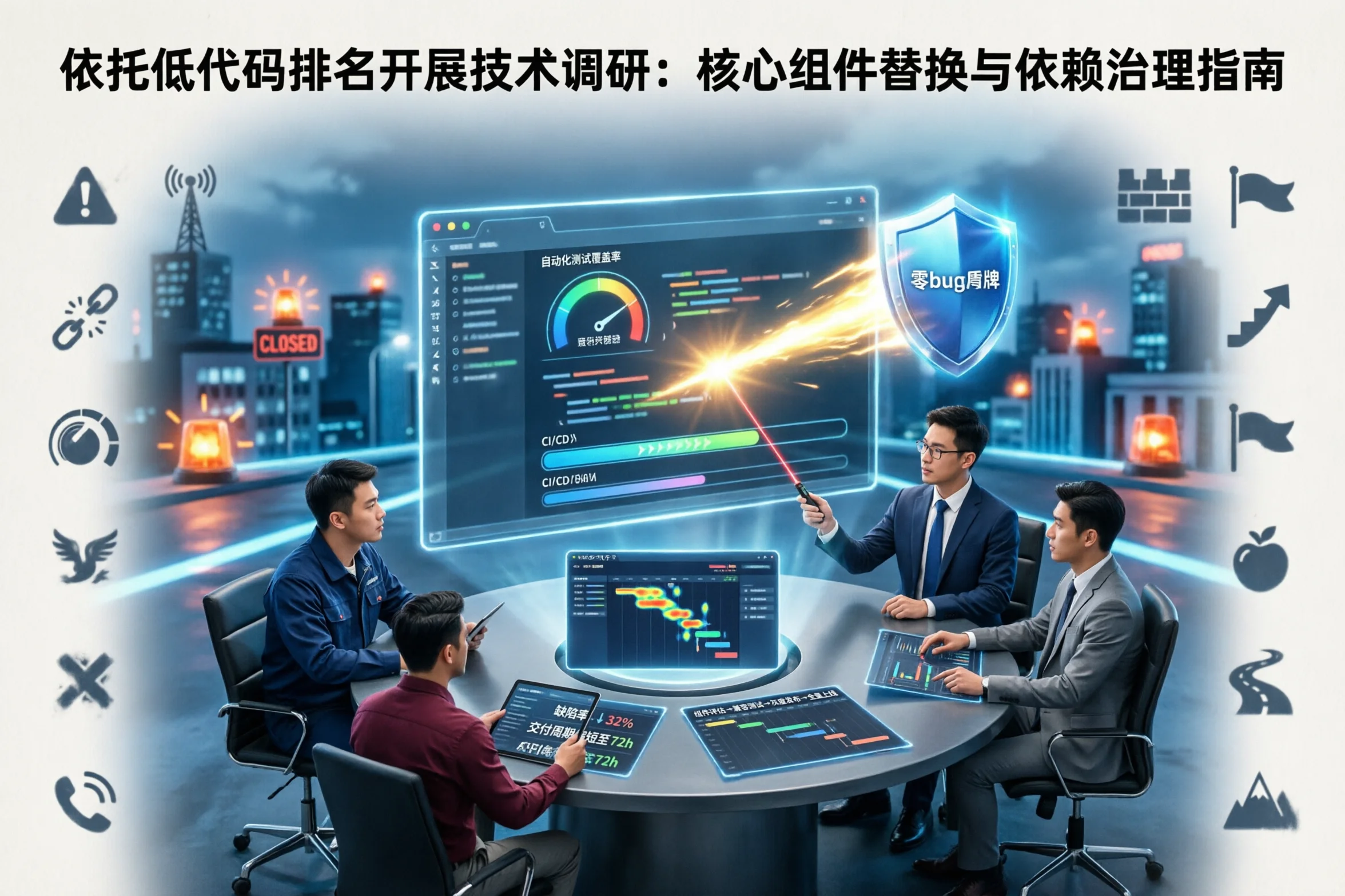 依托低代码排名开展技术调研：核心组件替换与依赖治理指南