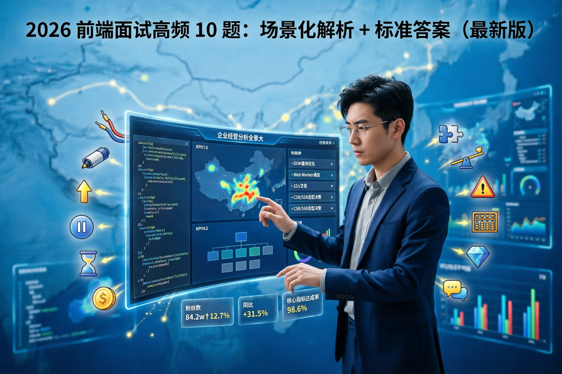 2026 前端面试高频 10 题：场景化解析 + 标准答案（最新版）