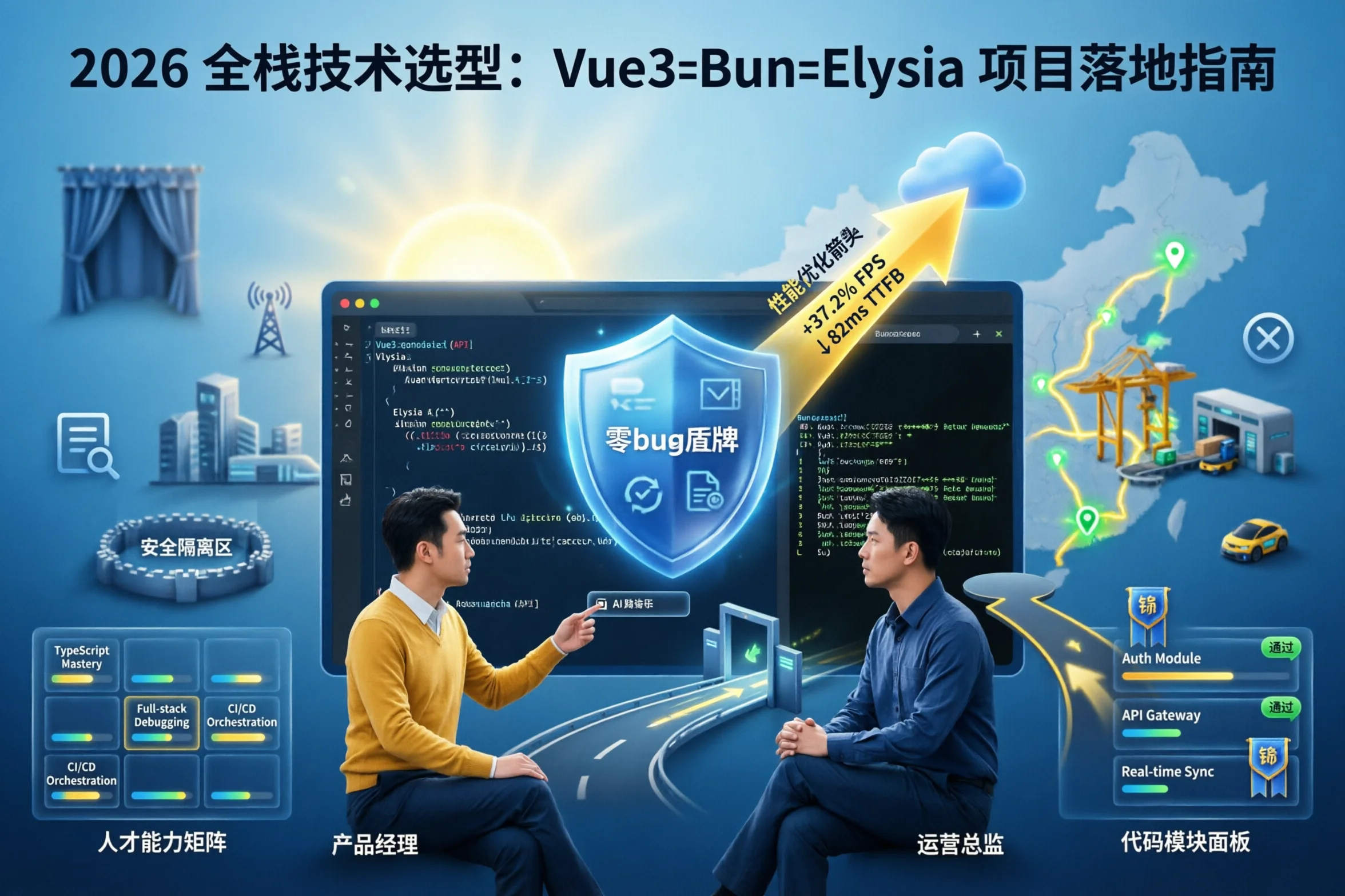 2026 全栈技术选型：Vue3+Bun+Elysia 项目落地指南