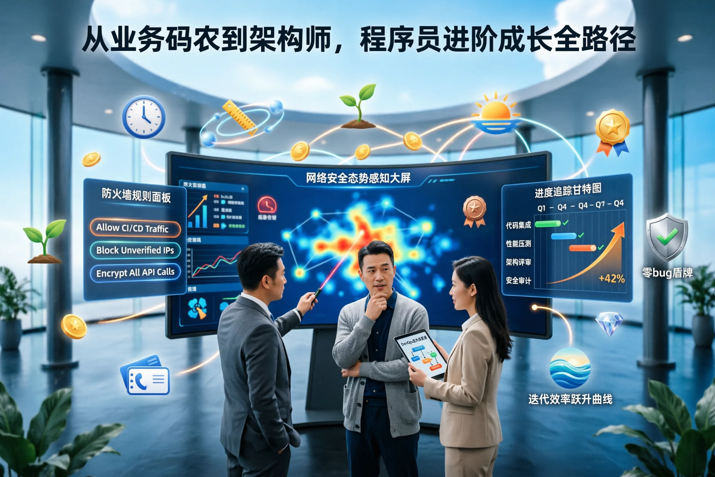 从业务码农到架构师，程序员进阶成长全路径
