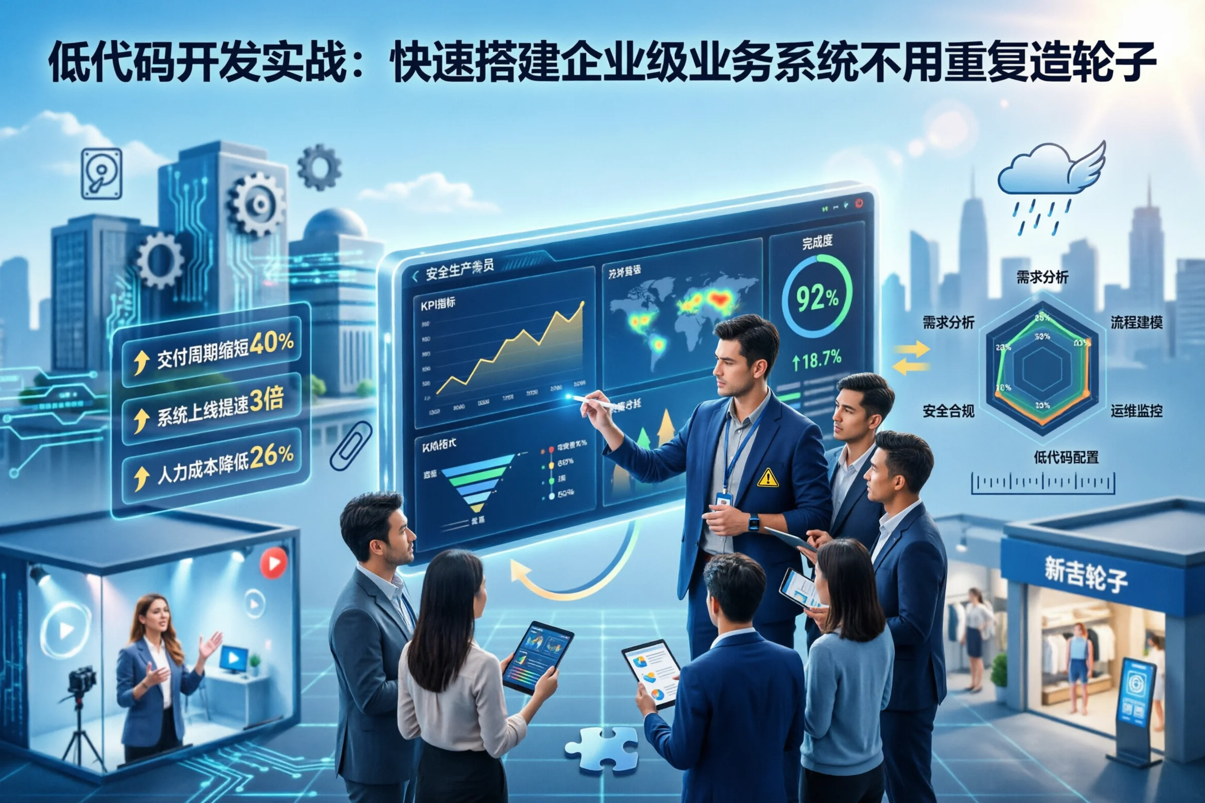 低代码开发实战：快速搭建企业级业务系统不用重复造轮子