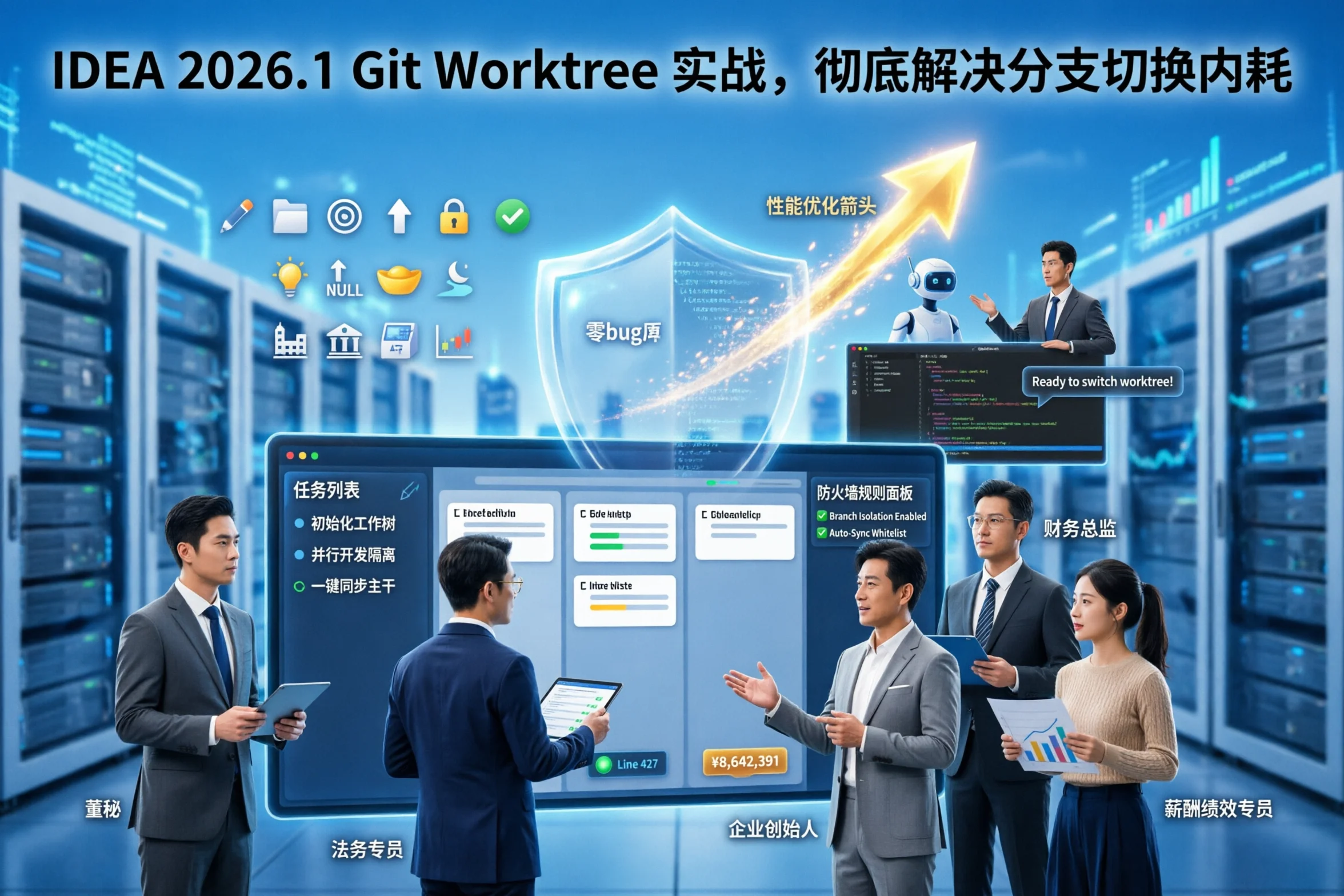IDEA 2026.1 Git Worktree 实战，彻底解决分支切换内耗
