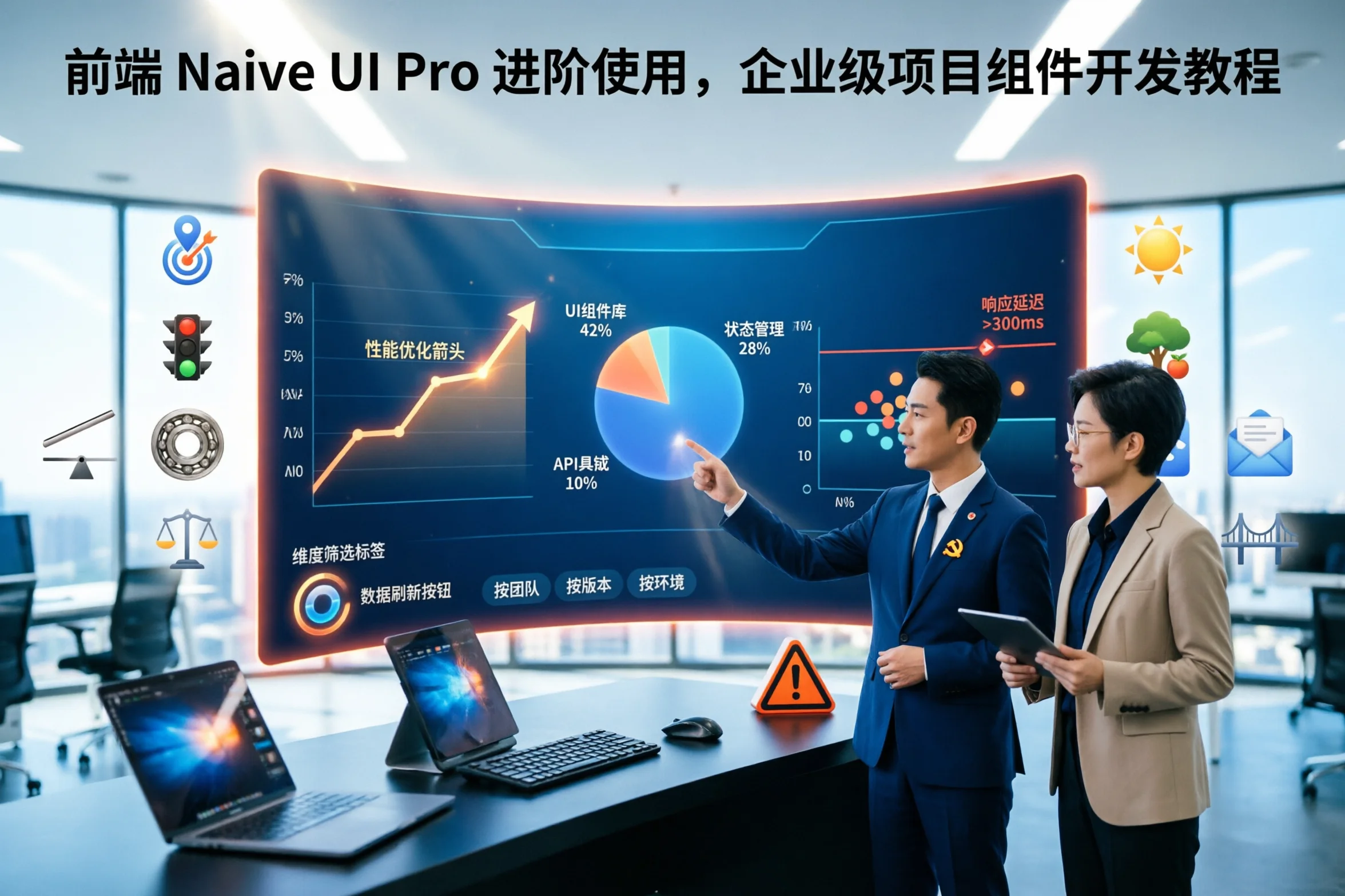前端 Naive UI Pro 进阶使用，企业级项目组件开发教程