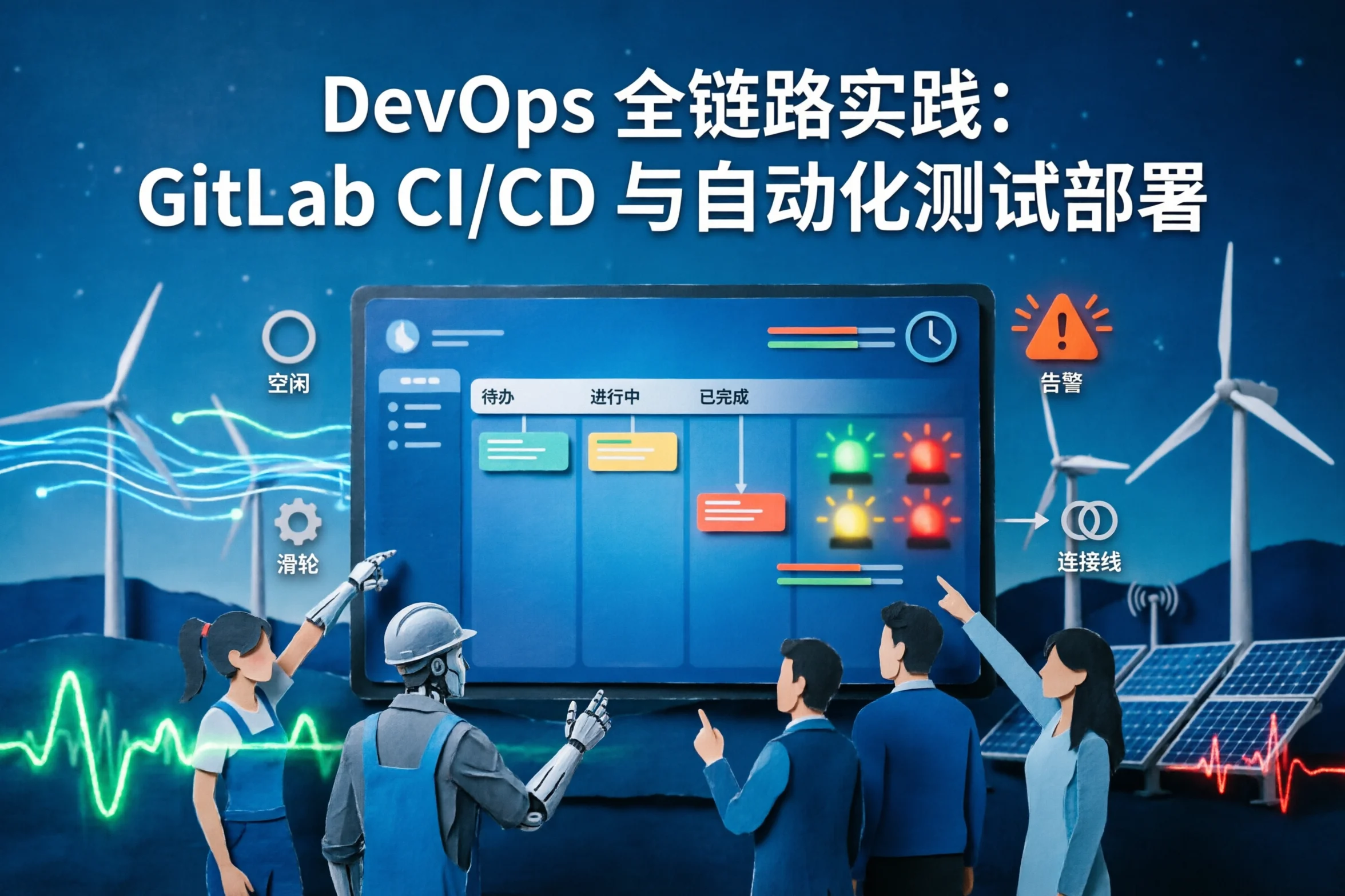 DevOps 全链路实践：GitLab CI/CD 与自动化测试部署