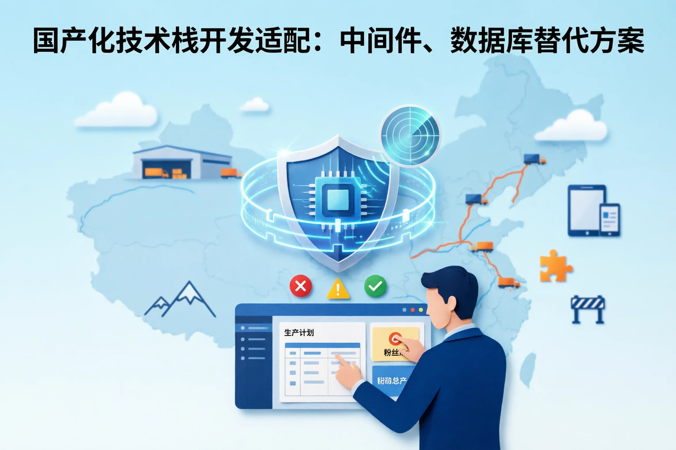 国产化技术栈开发适配：中间件、数据库替代方案