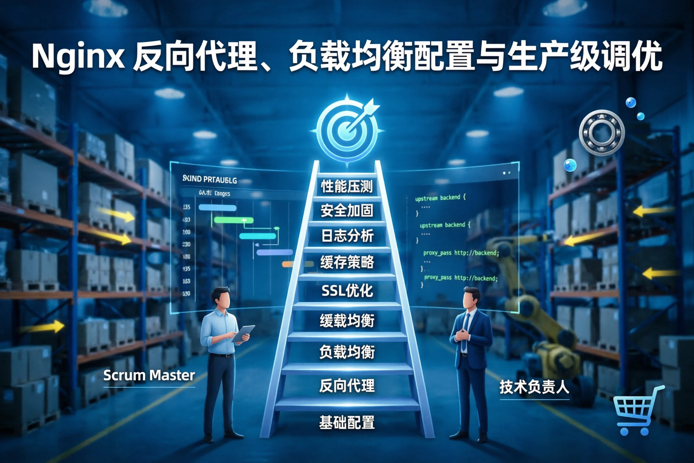 Nginx 反向代理、负载均衡配置与生产级调优