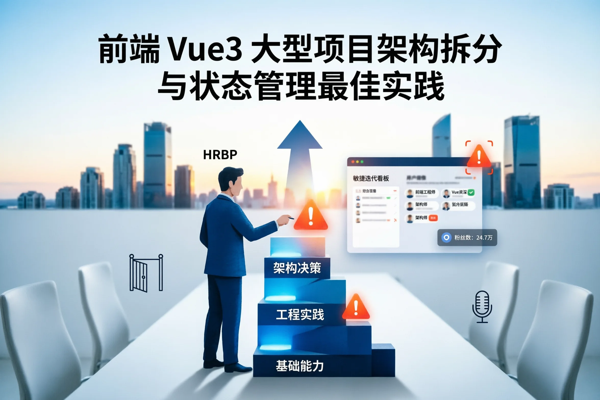 前端 Vue3 大型项目架构拆分与状态管理最佳实践