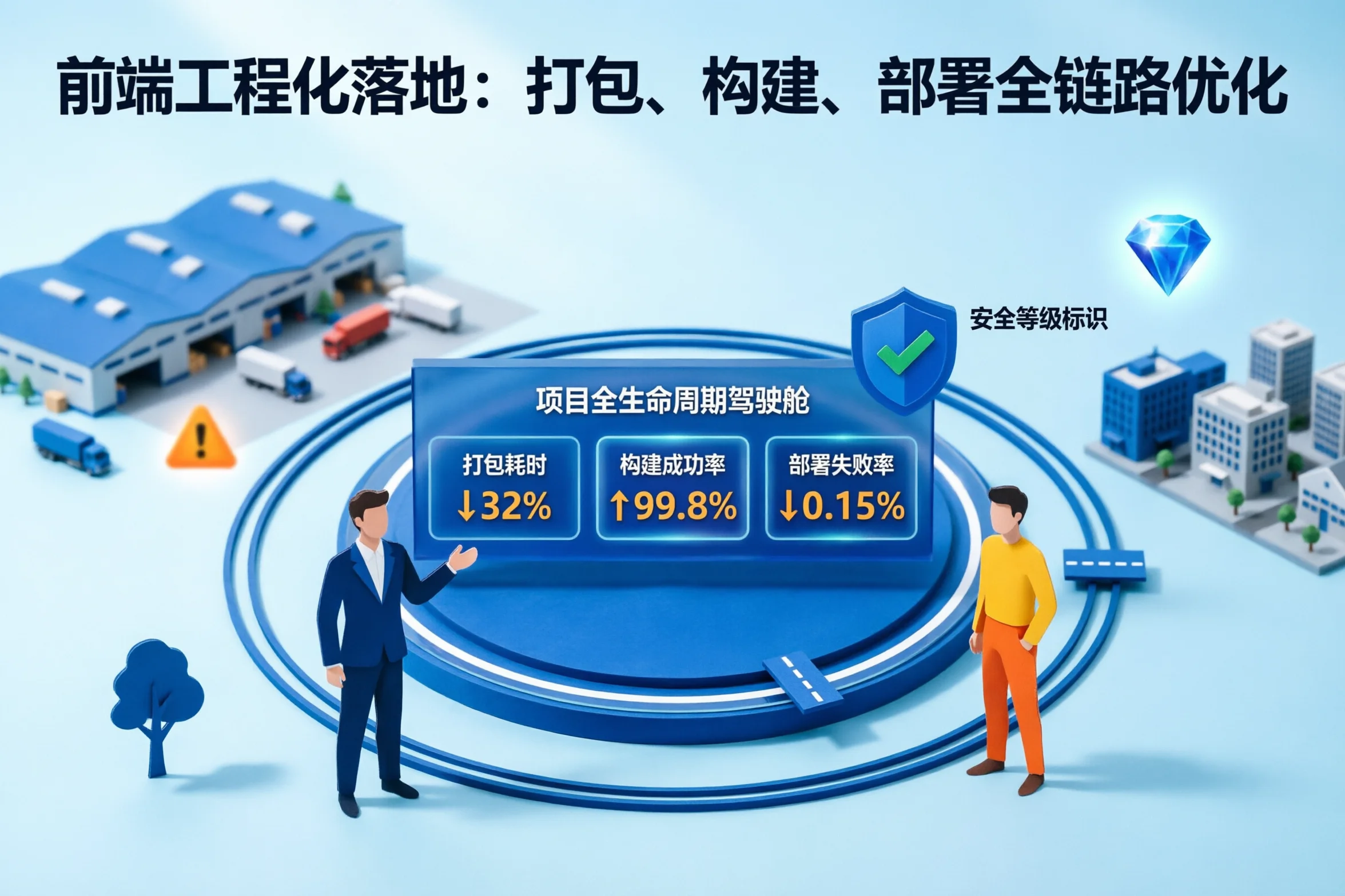 前端工程化落地：打包、构建、部署全链路优化