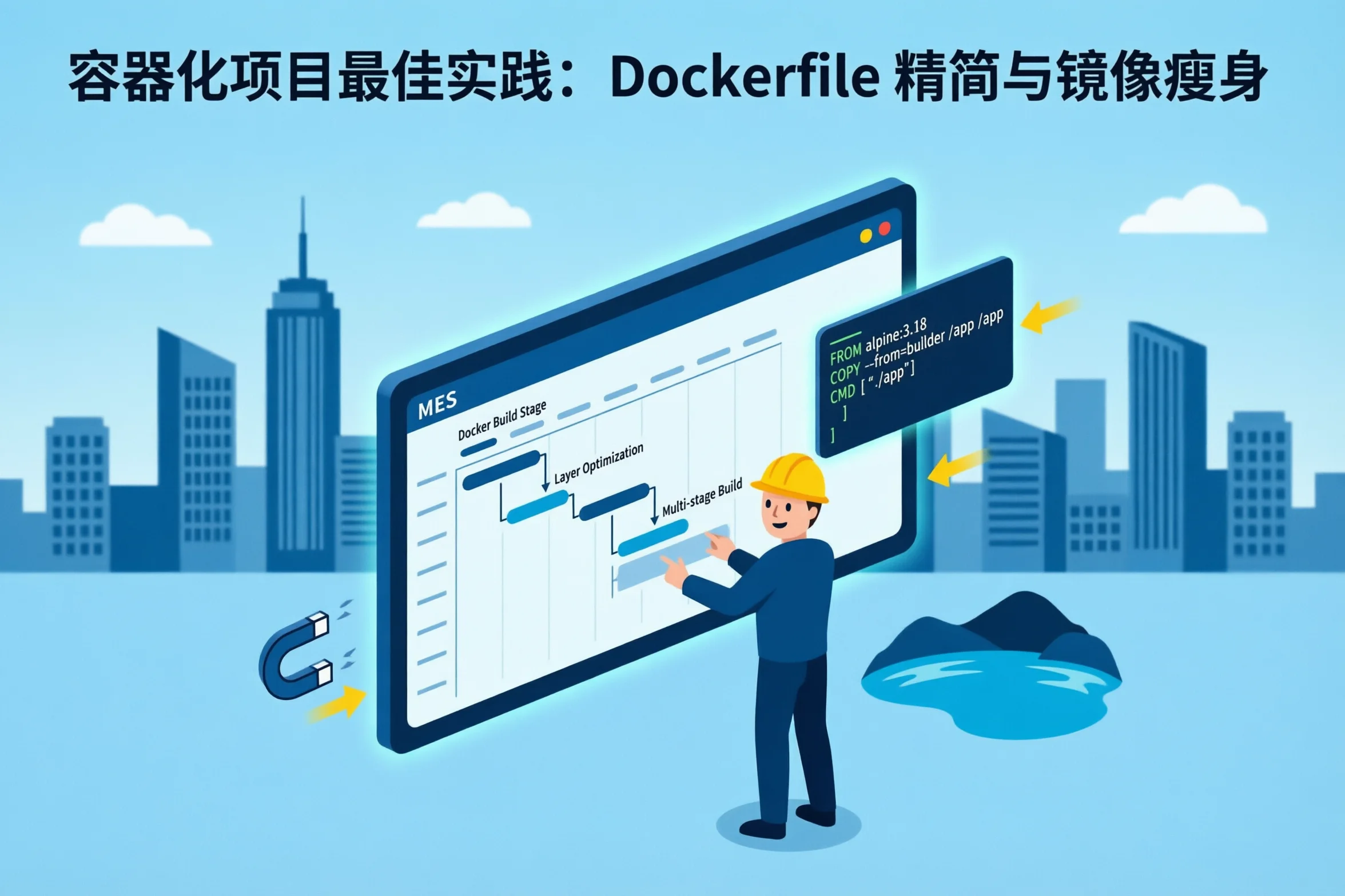 容器化项目最佳实践：Dockerfile 精简与镜像瘦身