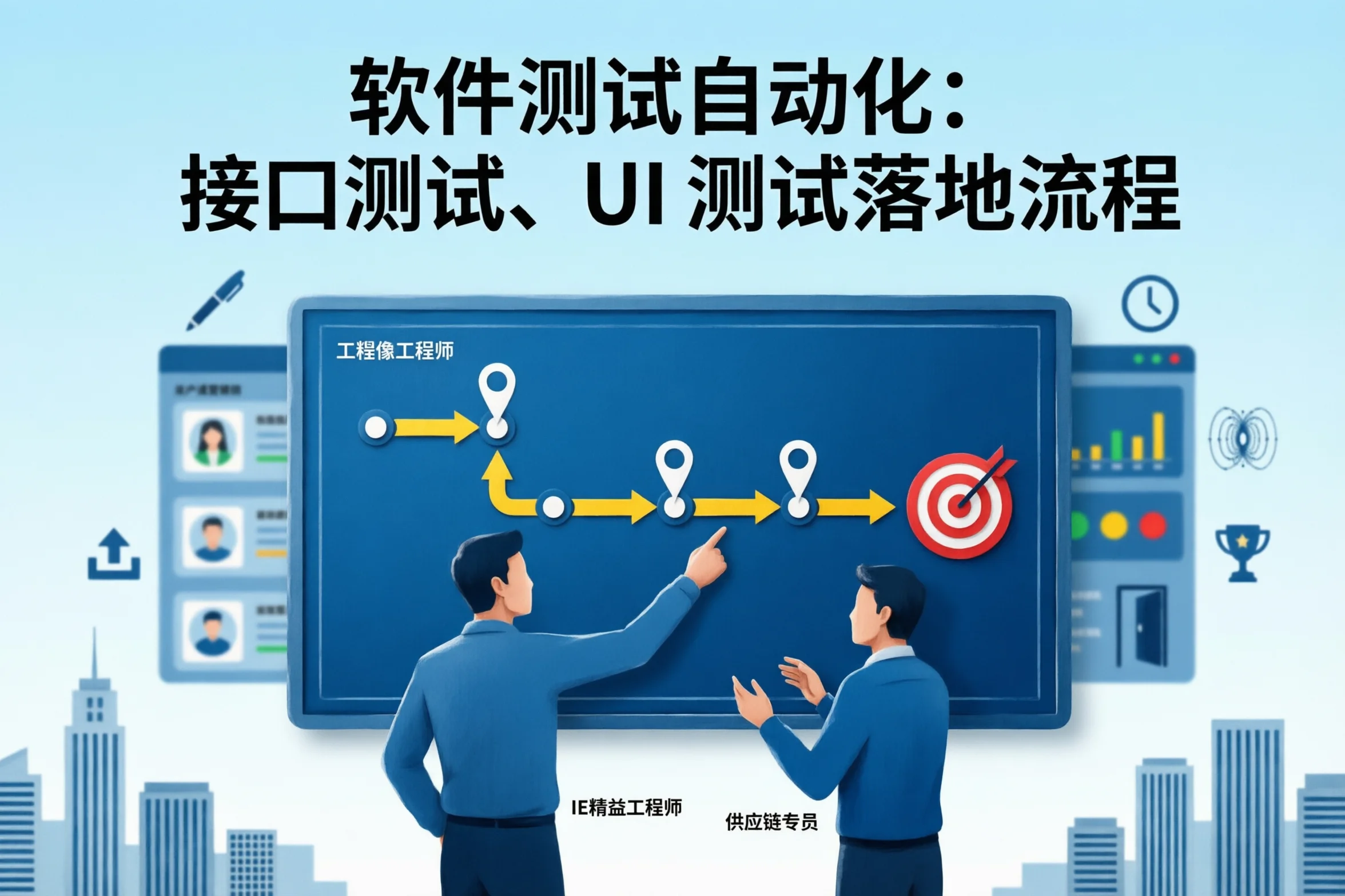 软件测试自动化：接口测试、UI 测试落地流程