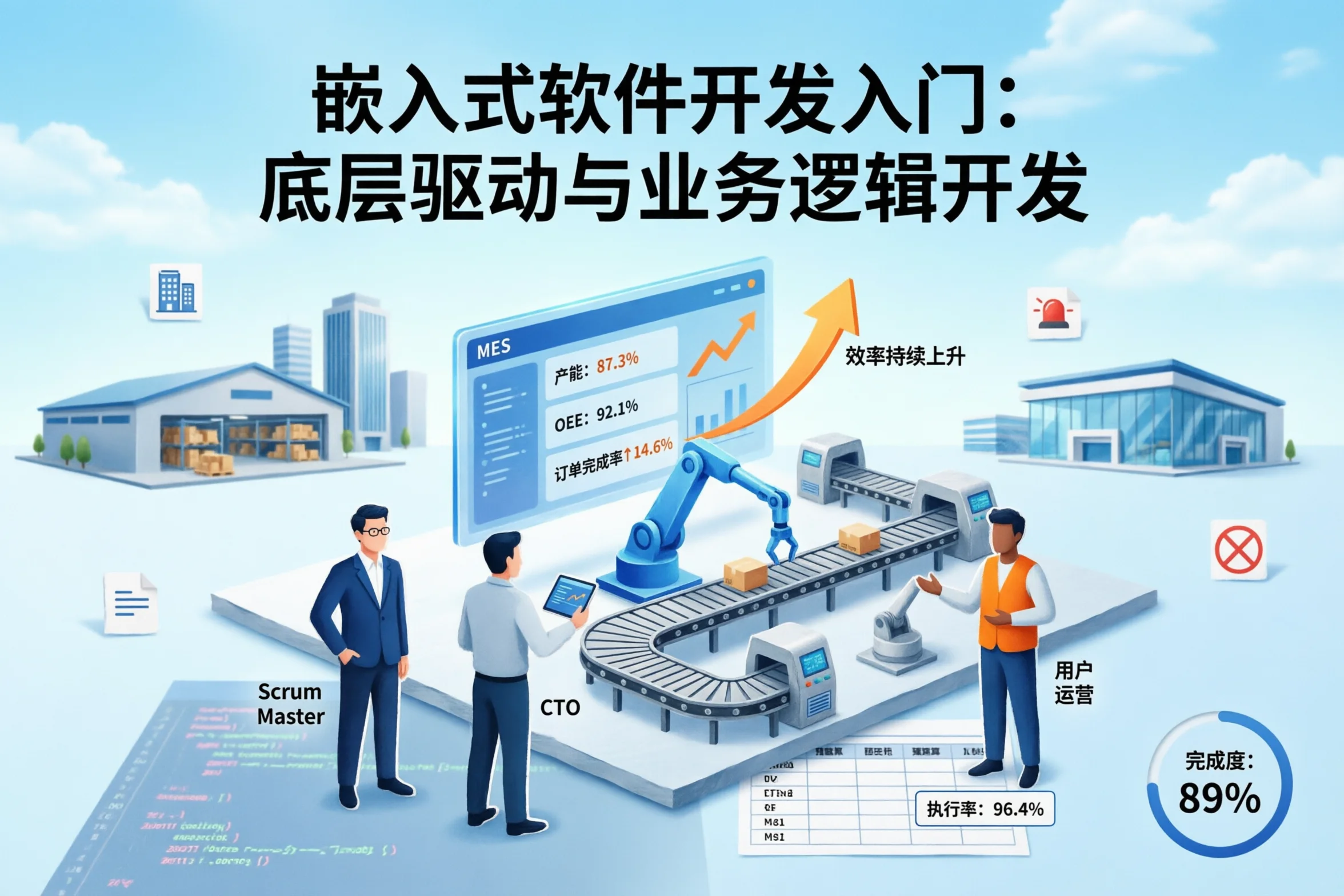 嵌入式软件开发入门：底层驱动与业务逻辑开发