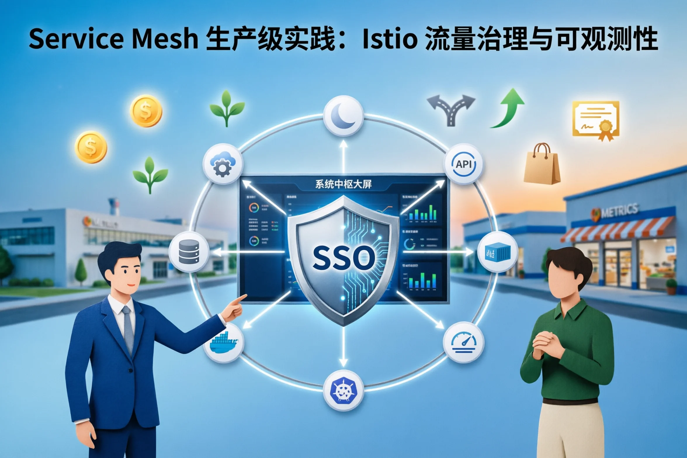 Service Mesh 生产级实践：Istio 流量治理与可观测性