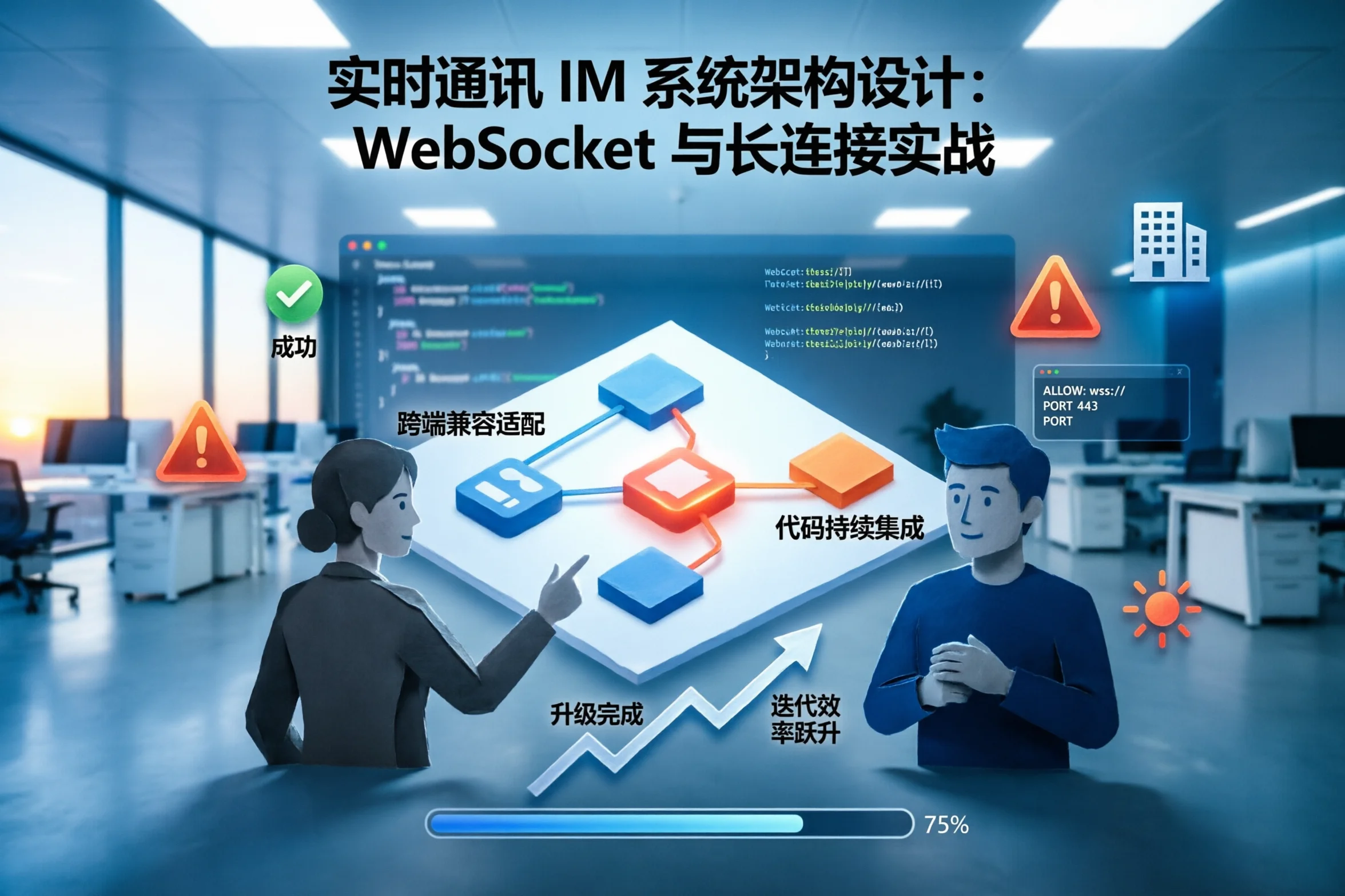 实时通讯 IM 系统架构设计：WebSocket 与长连接实战