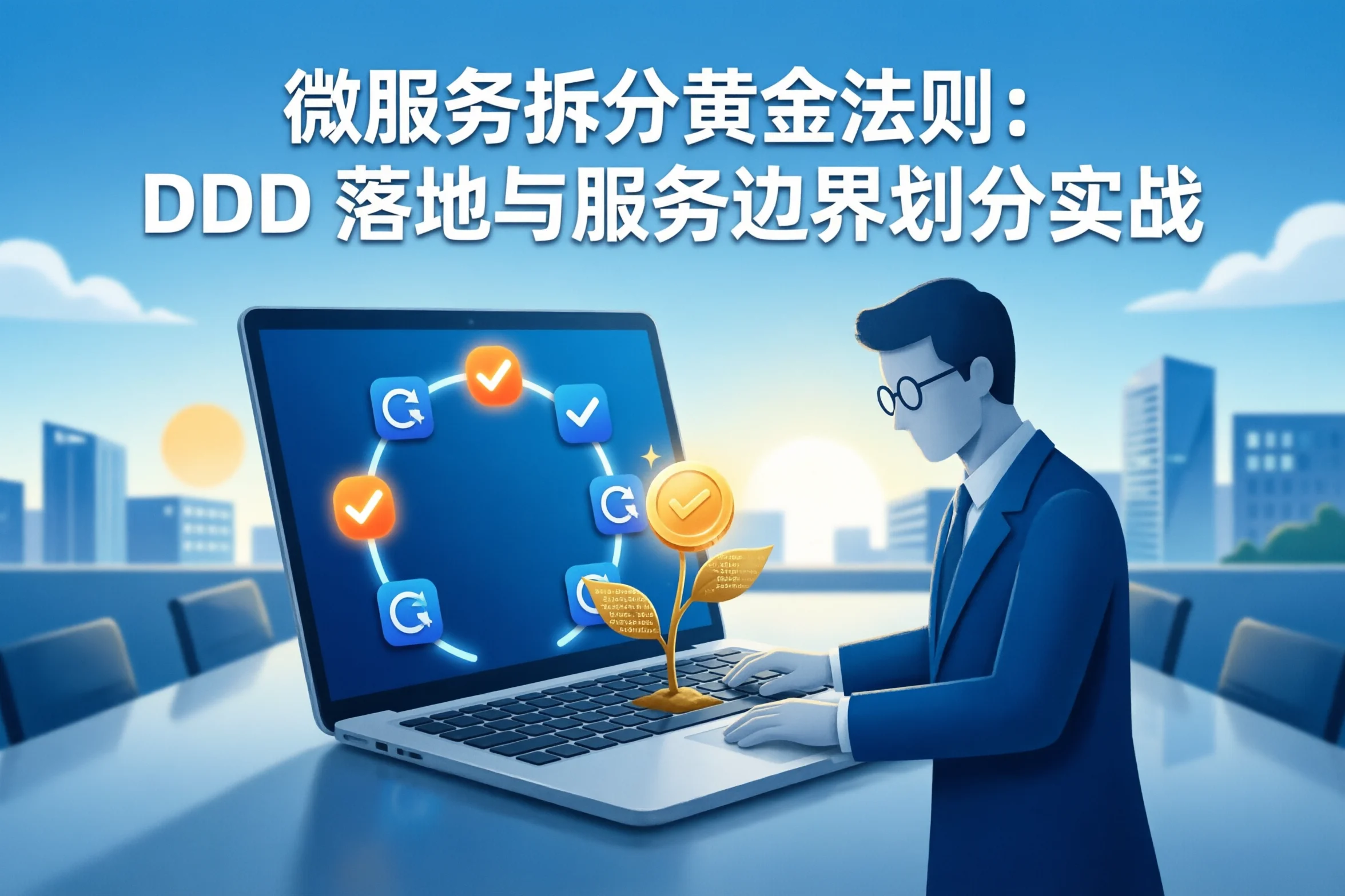 微服务拆分黄金法则：DDD 落地与服务边界划分实战