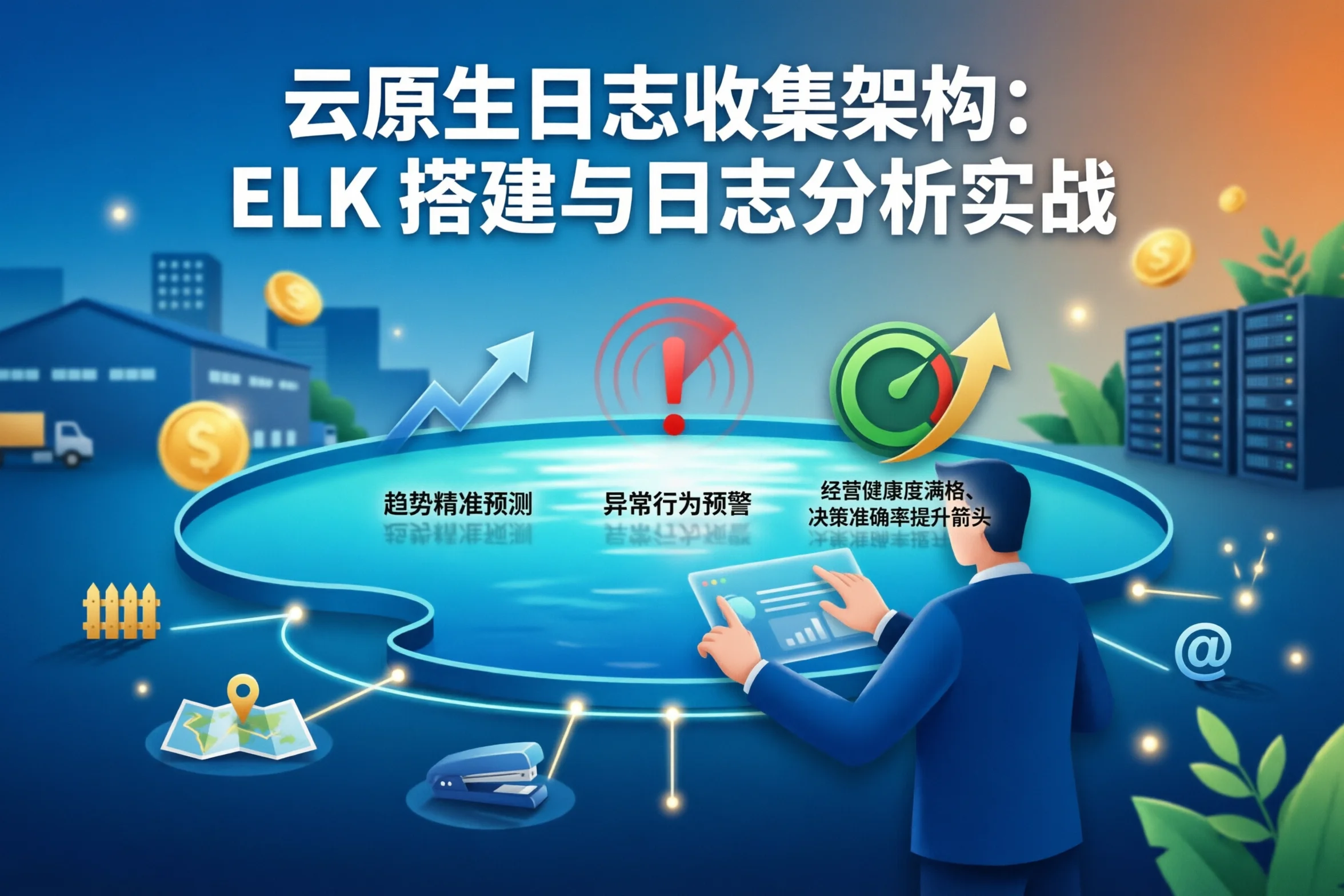 云原生日志收集架构：ELK 搭建与日志分析实战