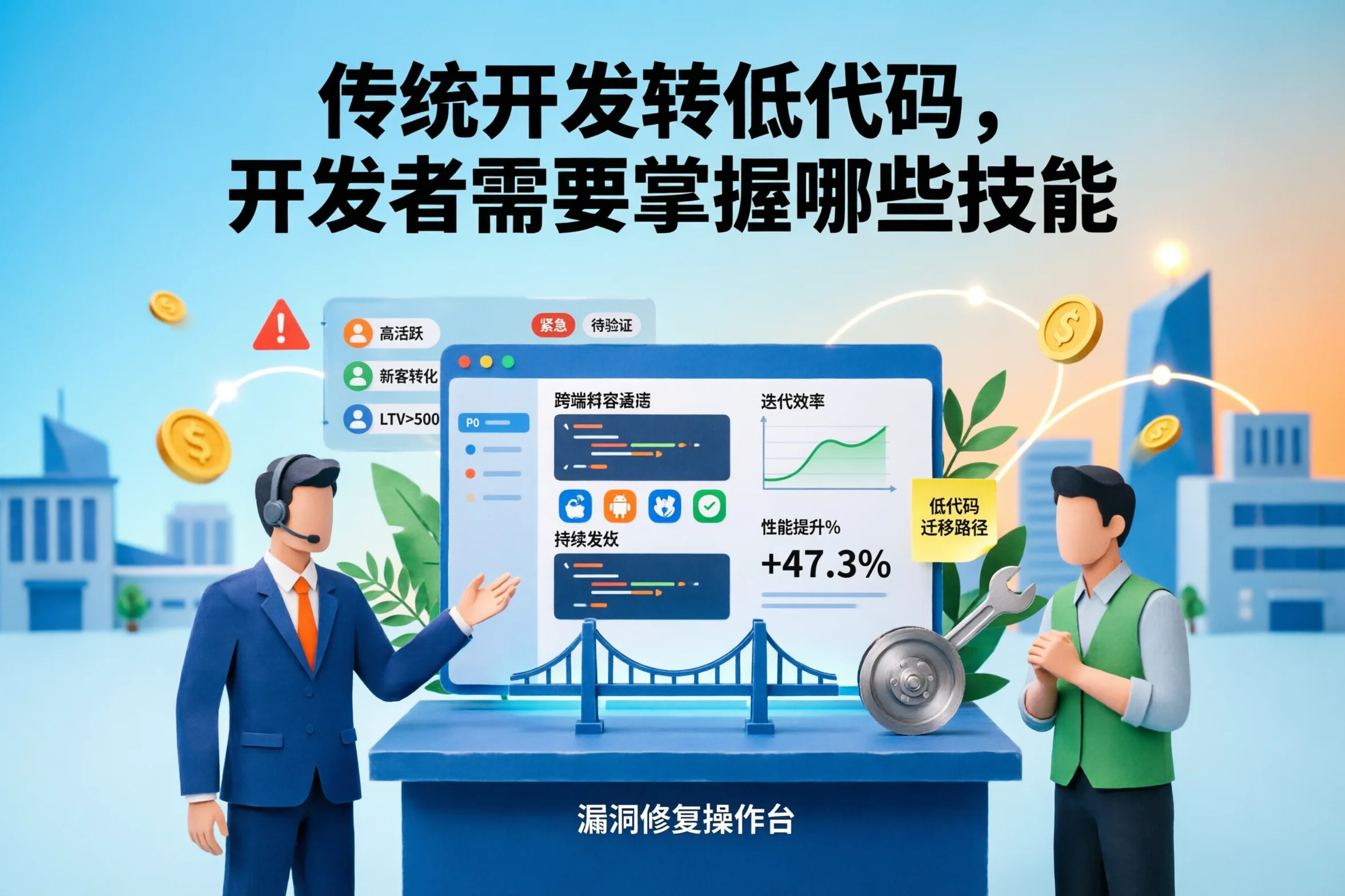 传统开发转低代码，开发者需要掌握哪些技能