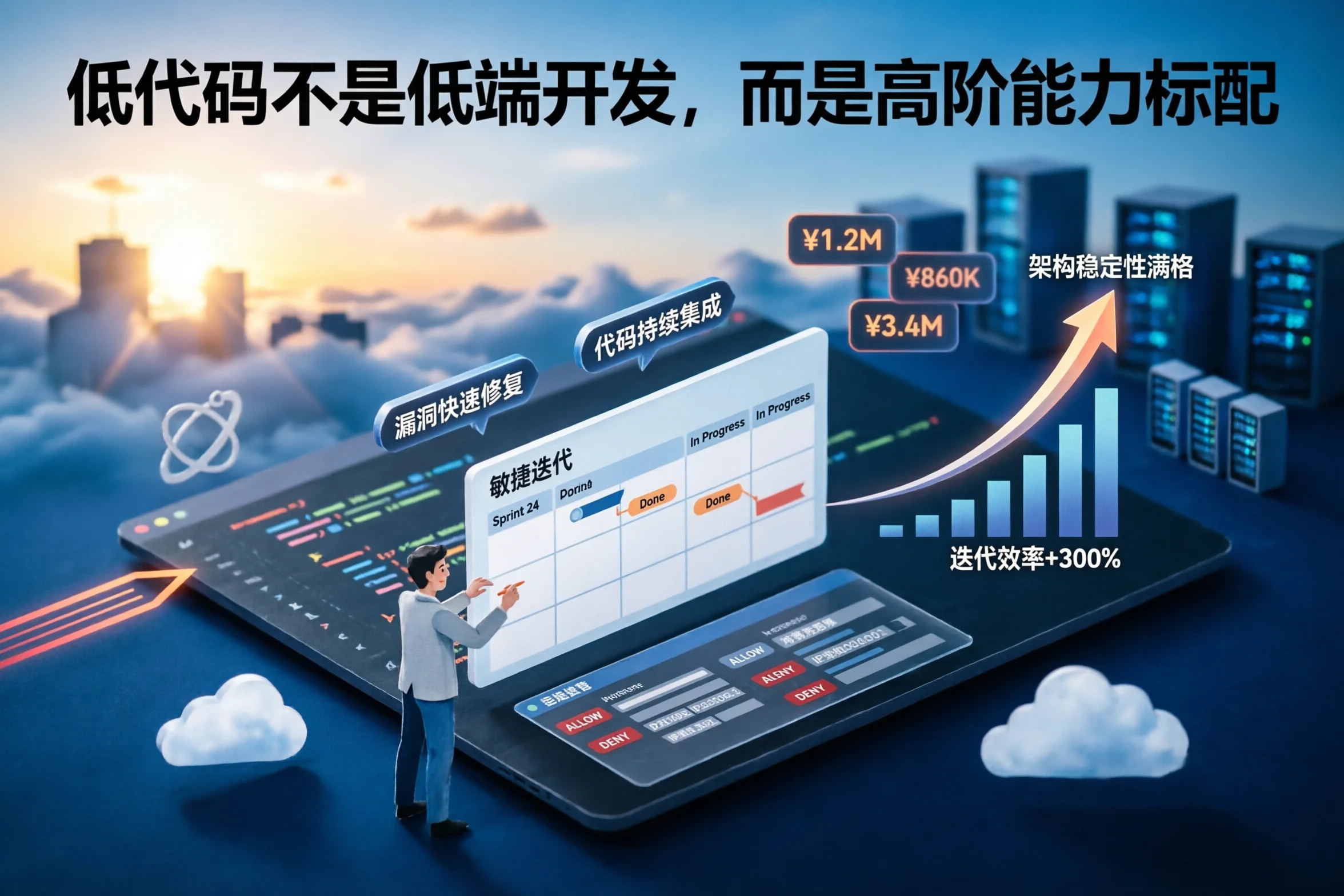 低代码不是低端开发，而是高阶能力标配