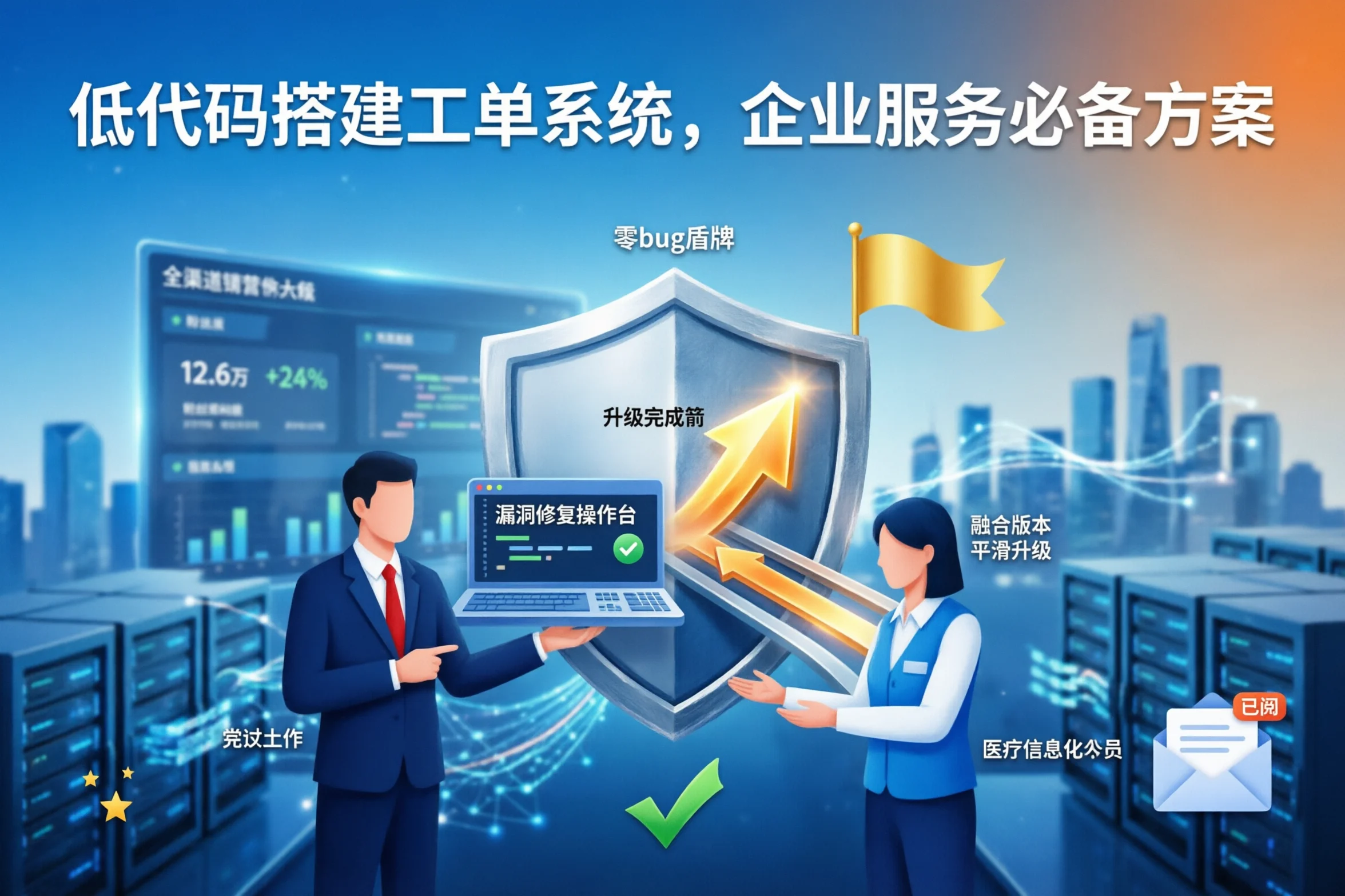 低代码搭建工单系统，企业服务必备方案