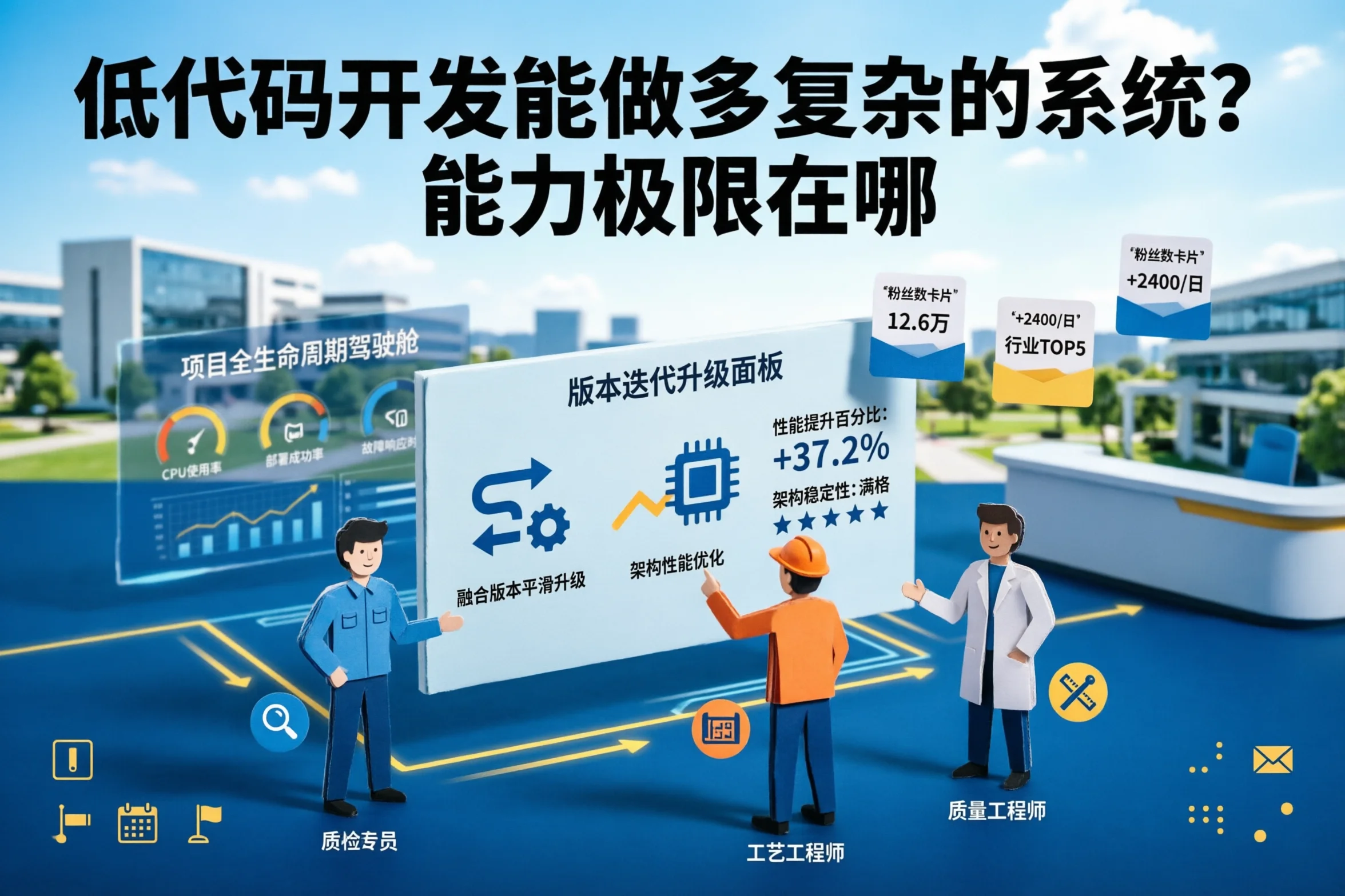 低代码开发能做多复杂的系统？能力极限在哪