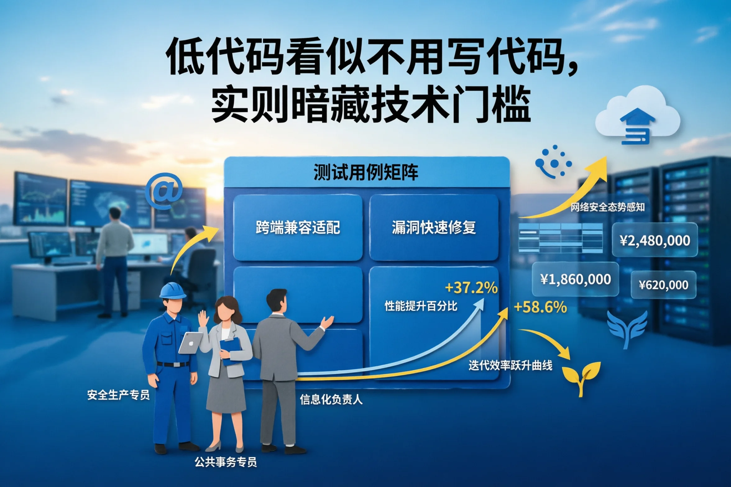 低代码看似不用写代码，实则暗藏技术门槛