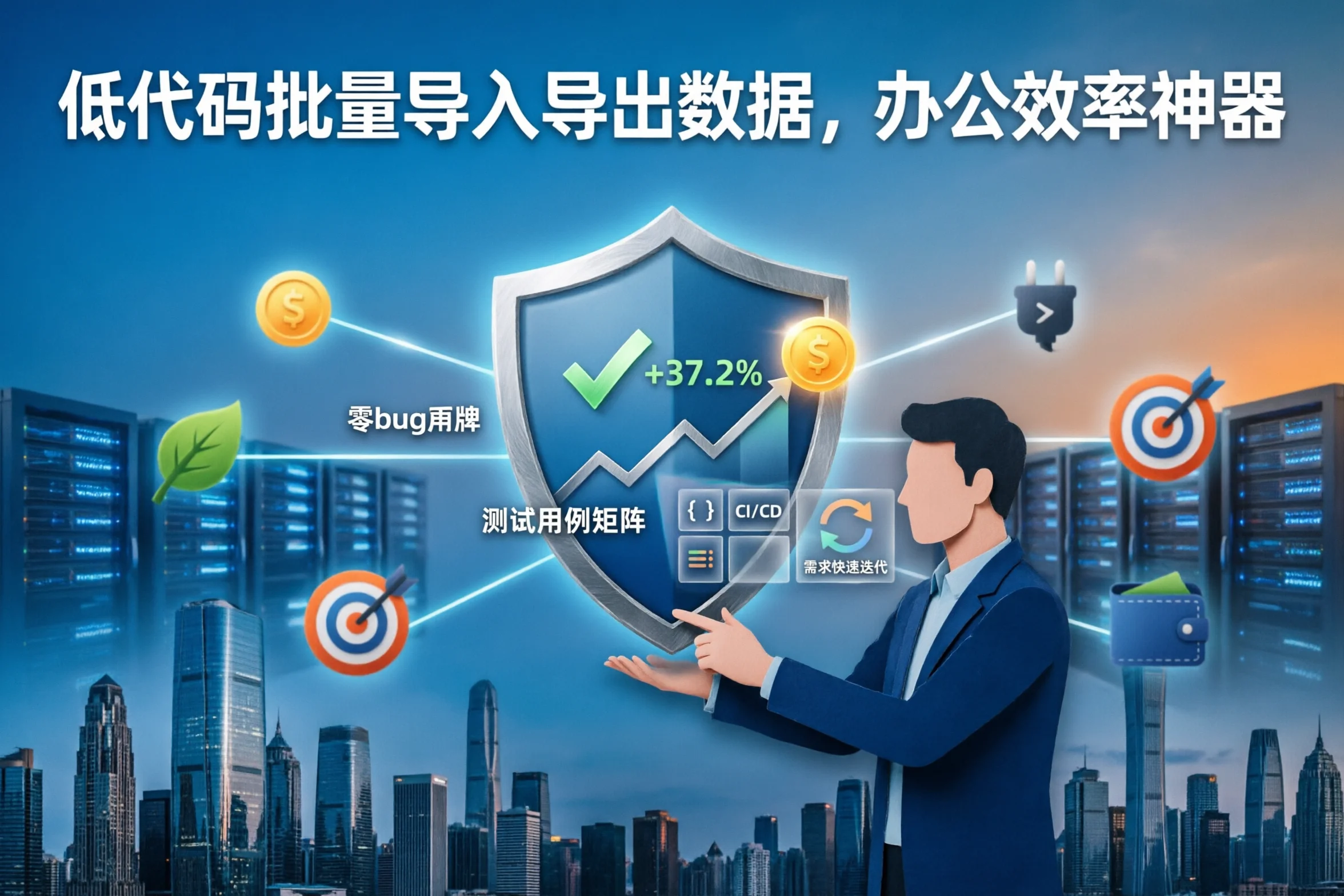 低代码批量导入导出数据，办公效率神器