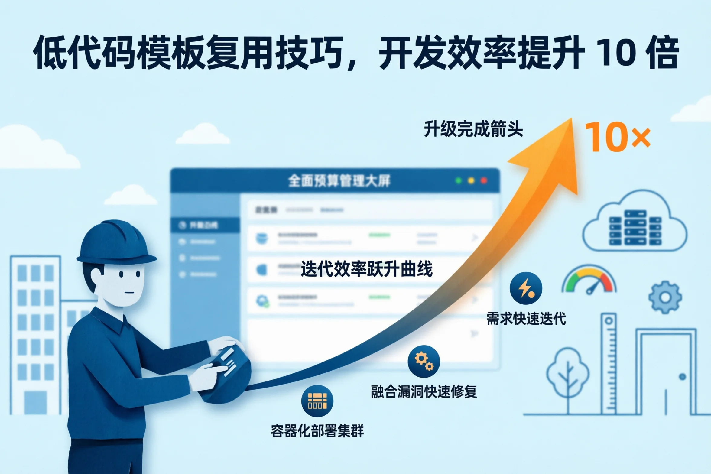 低代码模板复用技巧，开发效率提升 10 倍