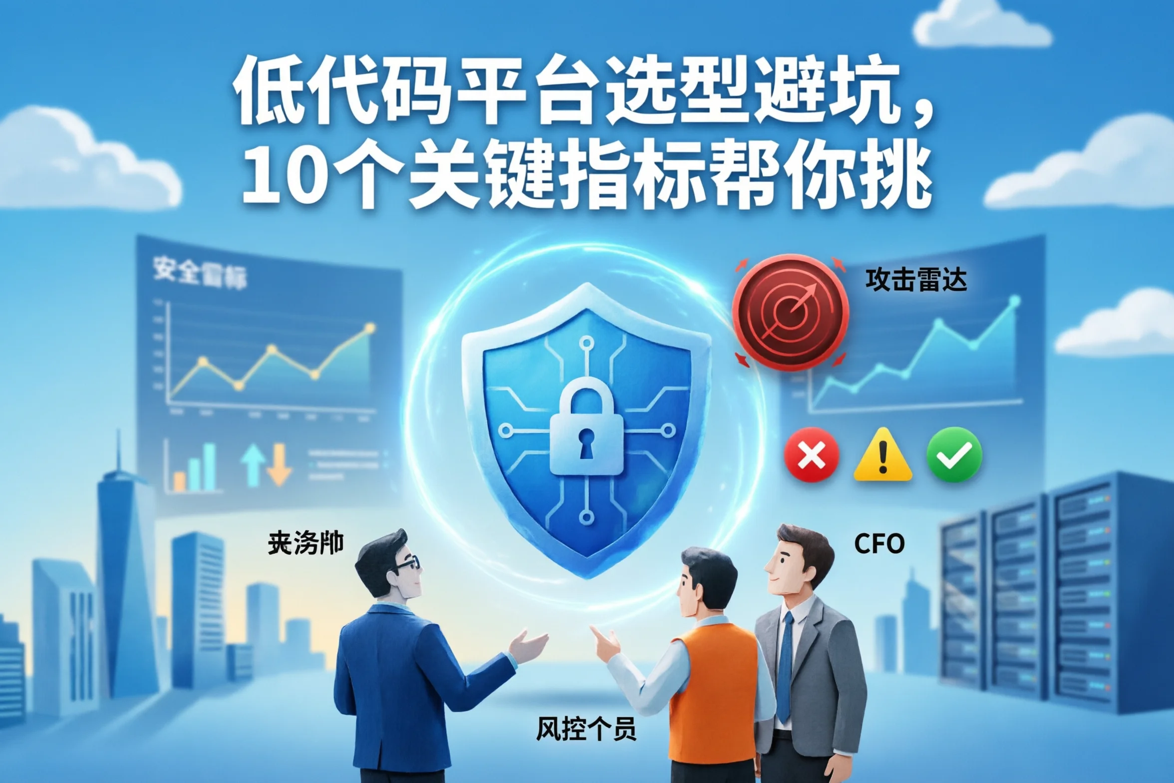 低代码平台选型避坑，10个关键指标帮你挑