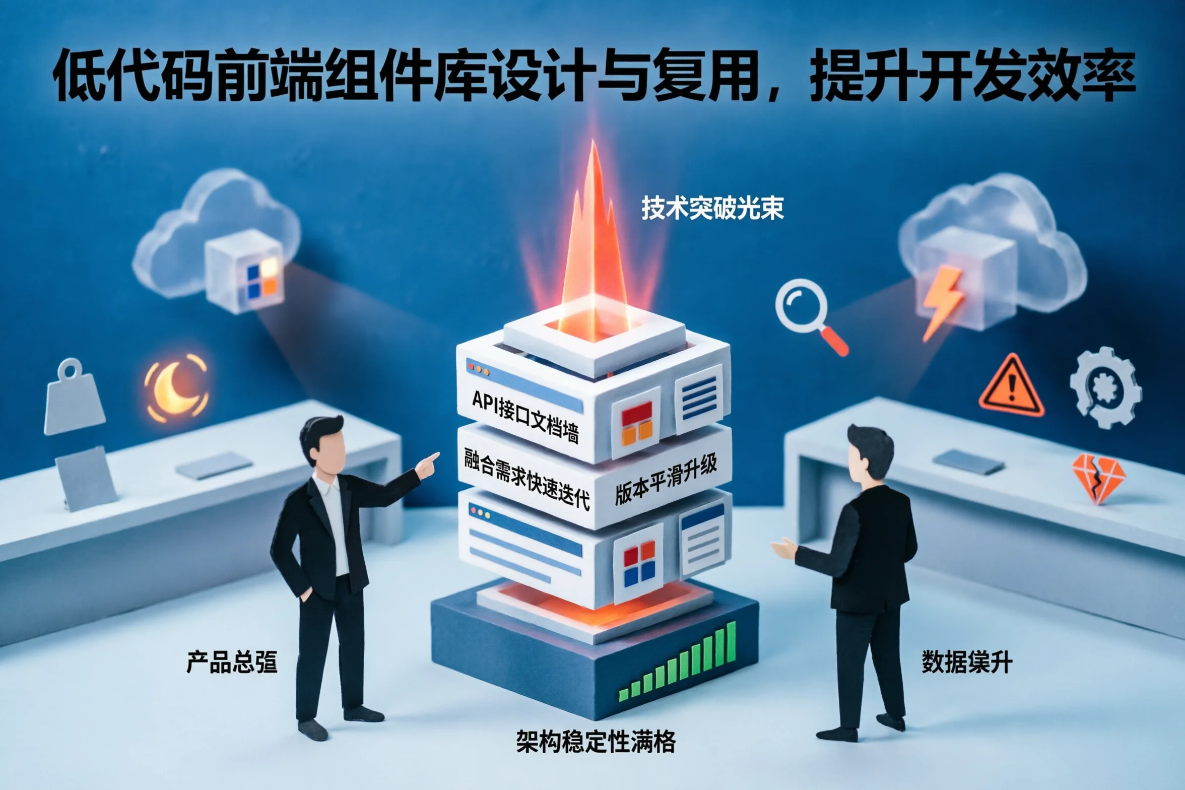 低代码前端组件库设计与复用，提升开发效率