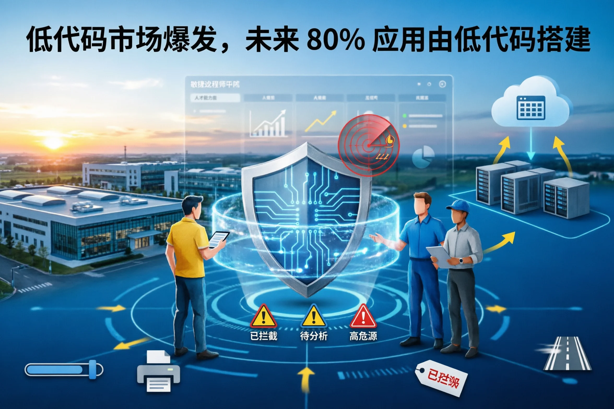 低代码市场爆发，未来 80% 应用由低代码搭建