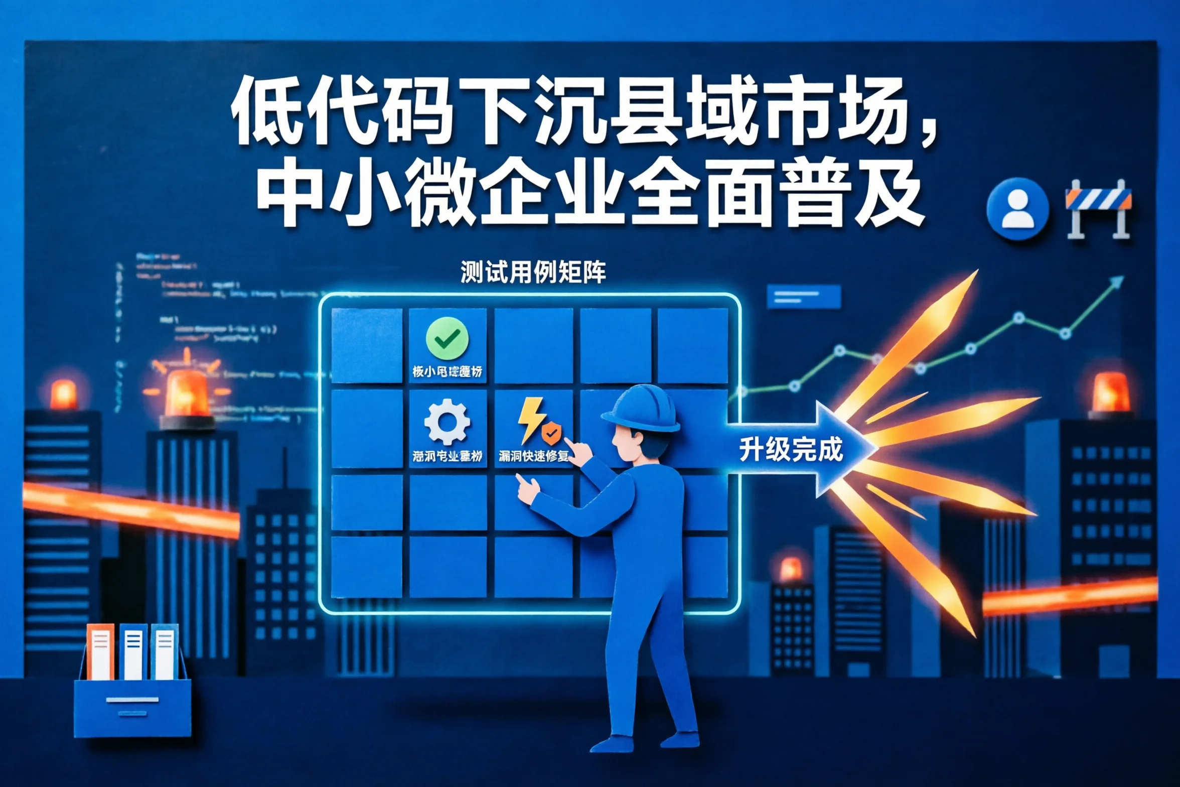 低代码下沉县域市场，中小微企业全面普及