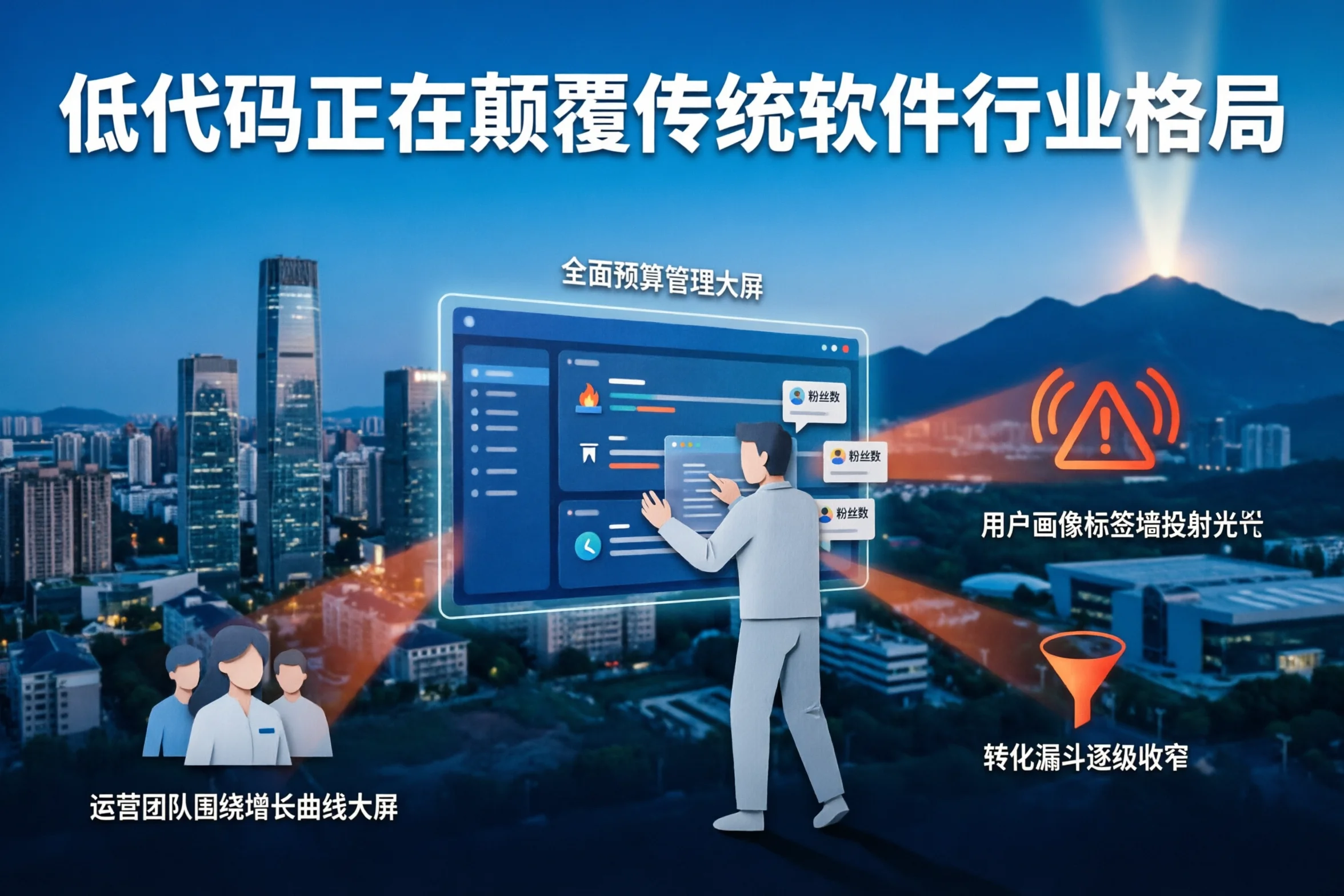低代码正在颠覆传统软件行业格局