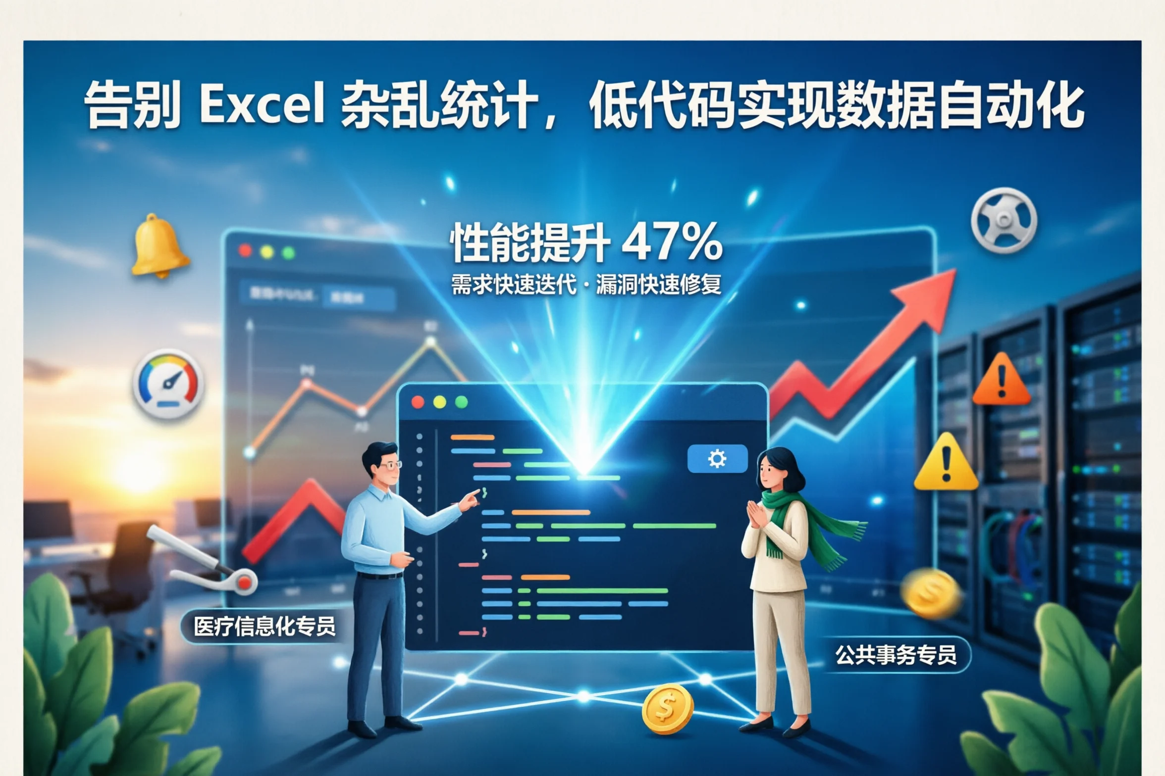 告别 Excel 杂乱统计，低代码实现数据自动化