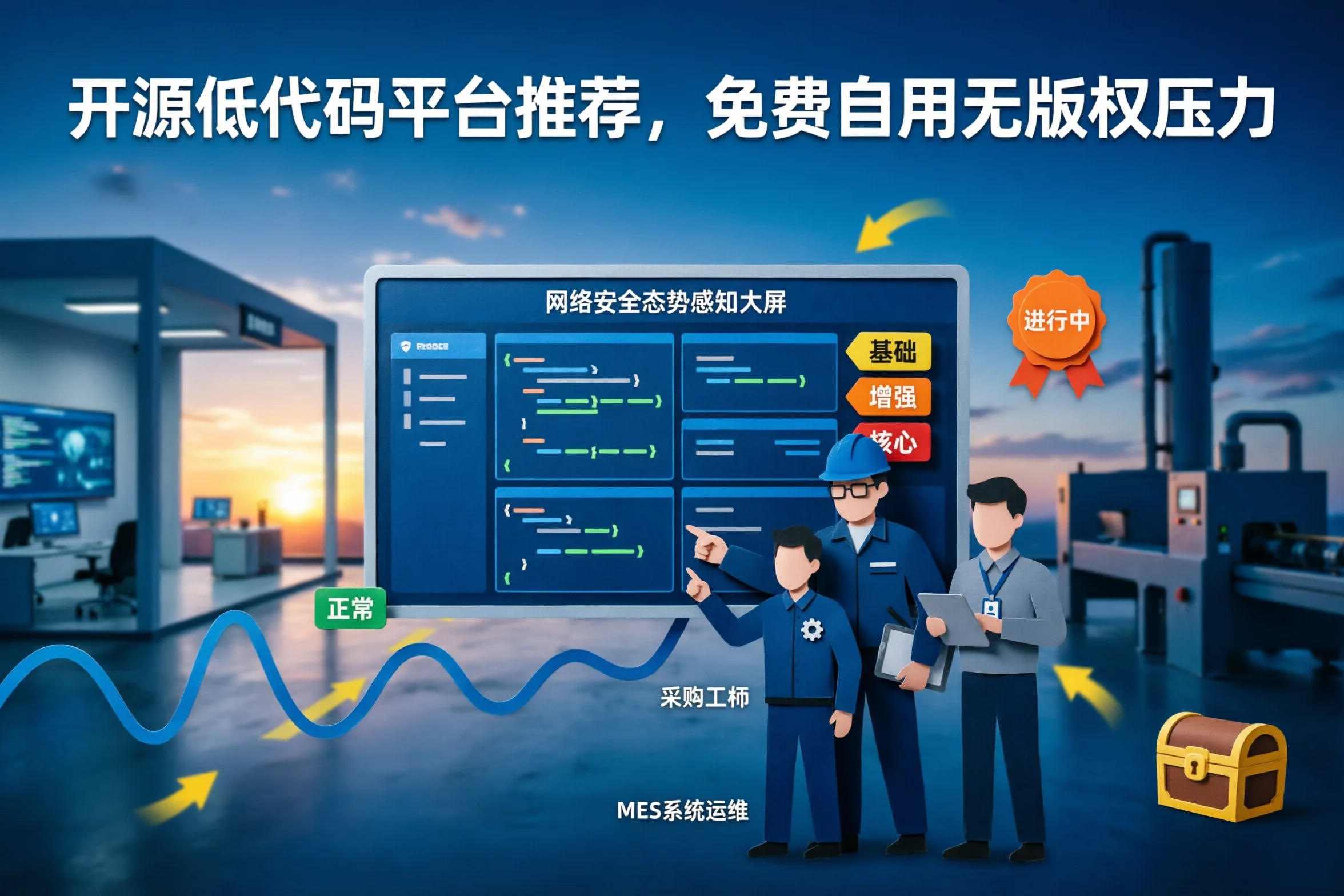 开源低代码平台推荐，免费自用无版权压力