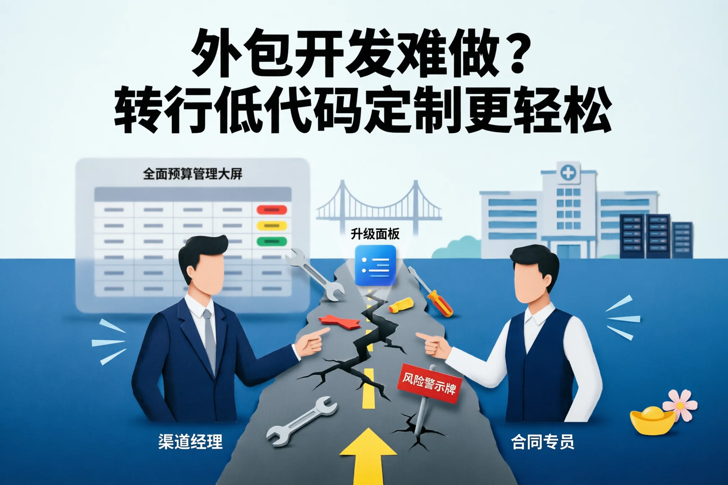 外包开发难做？转行低代码定制更轻松