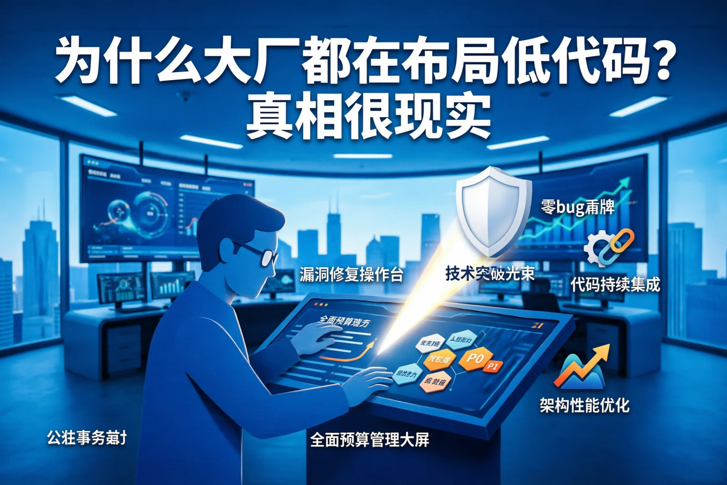 为什么大厂都在布局低代码？真相很现实