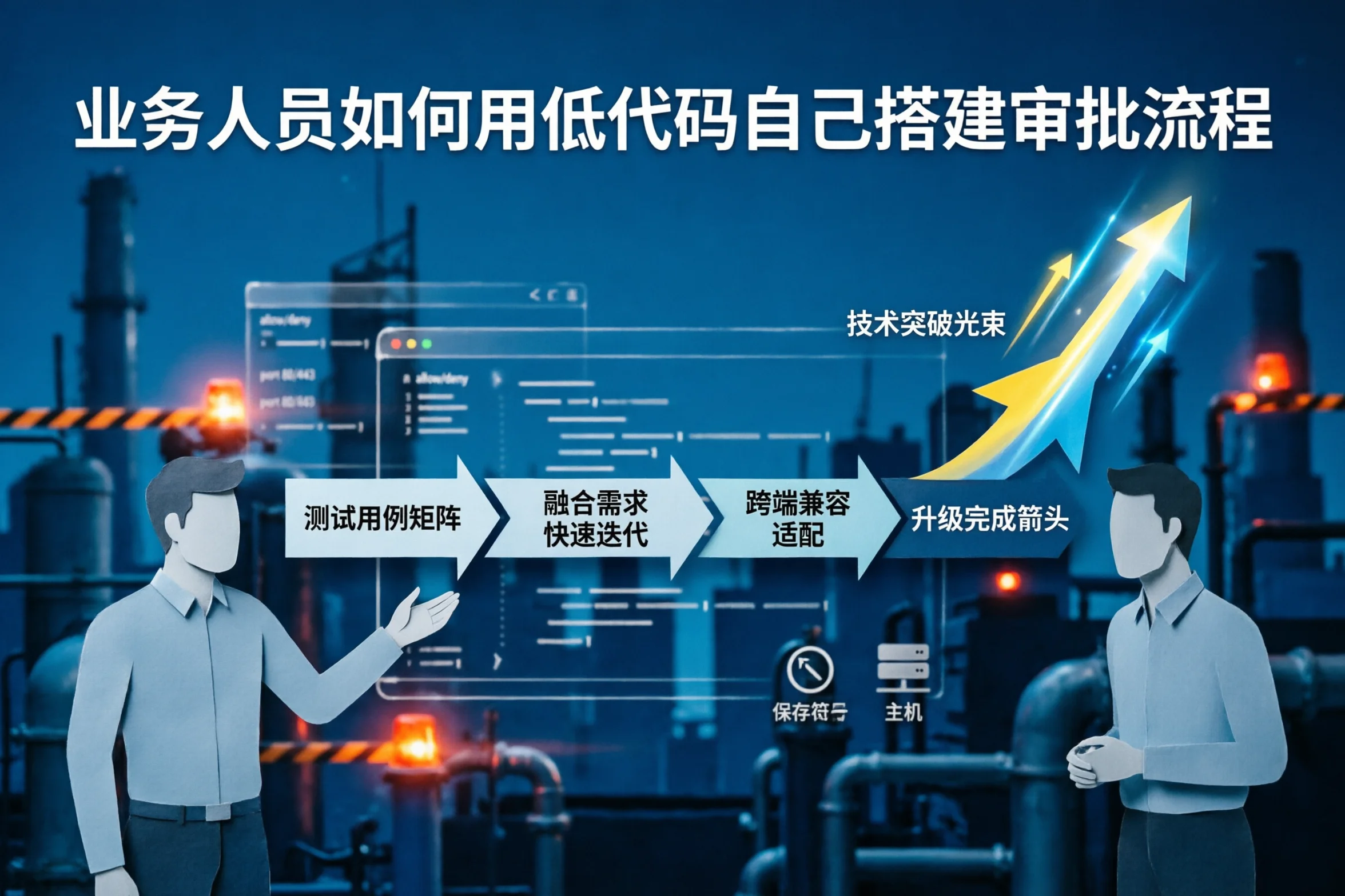 业务人员如何用低代码自己搭建审批流程