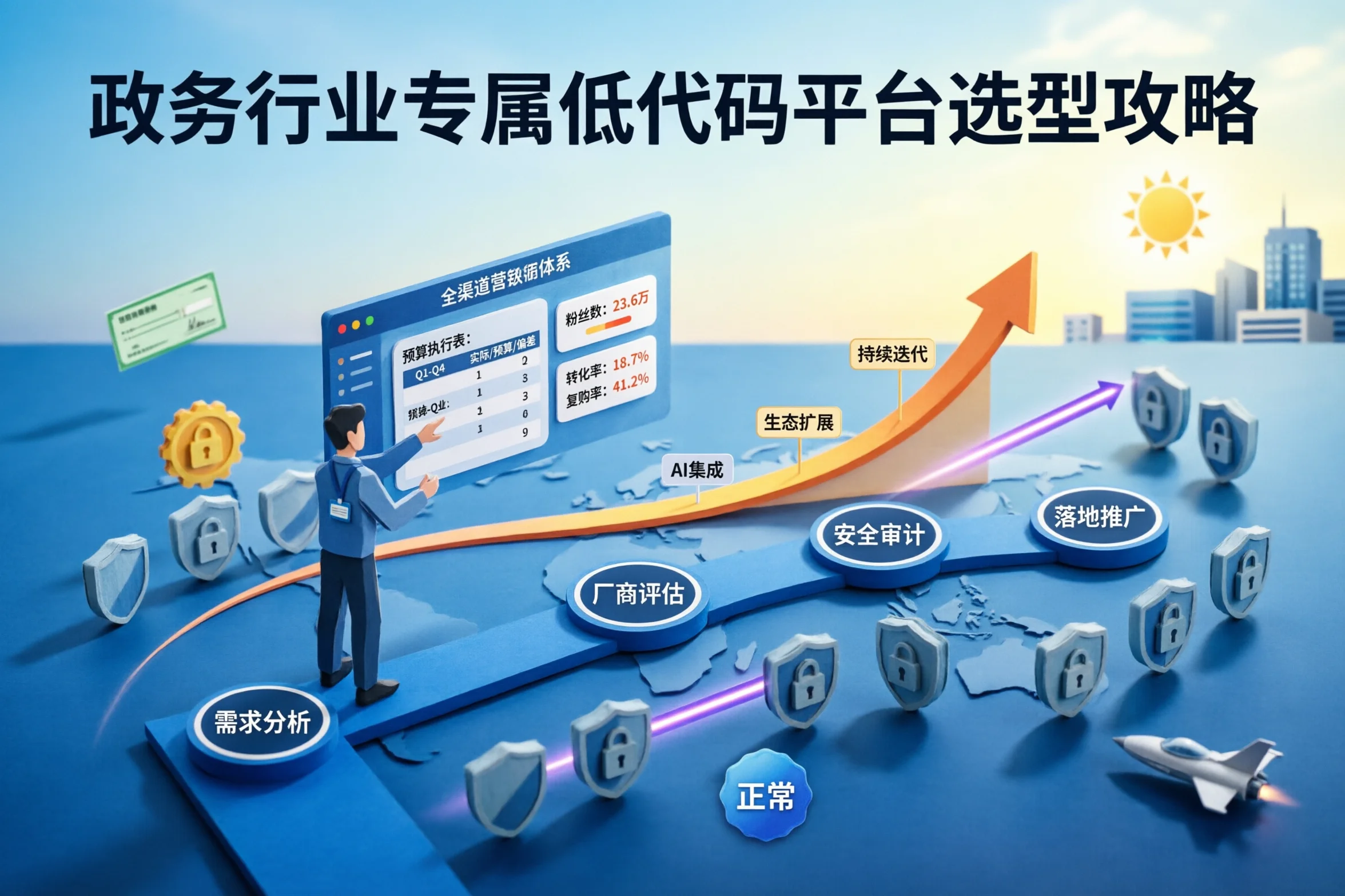 政务行业专属低代码平台选型攻略