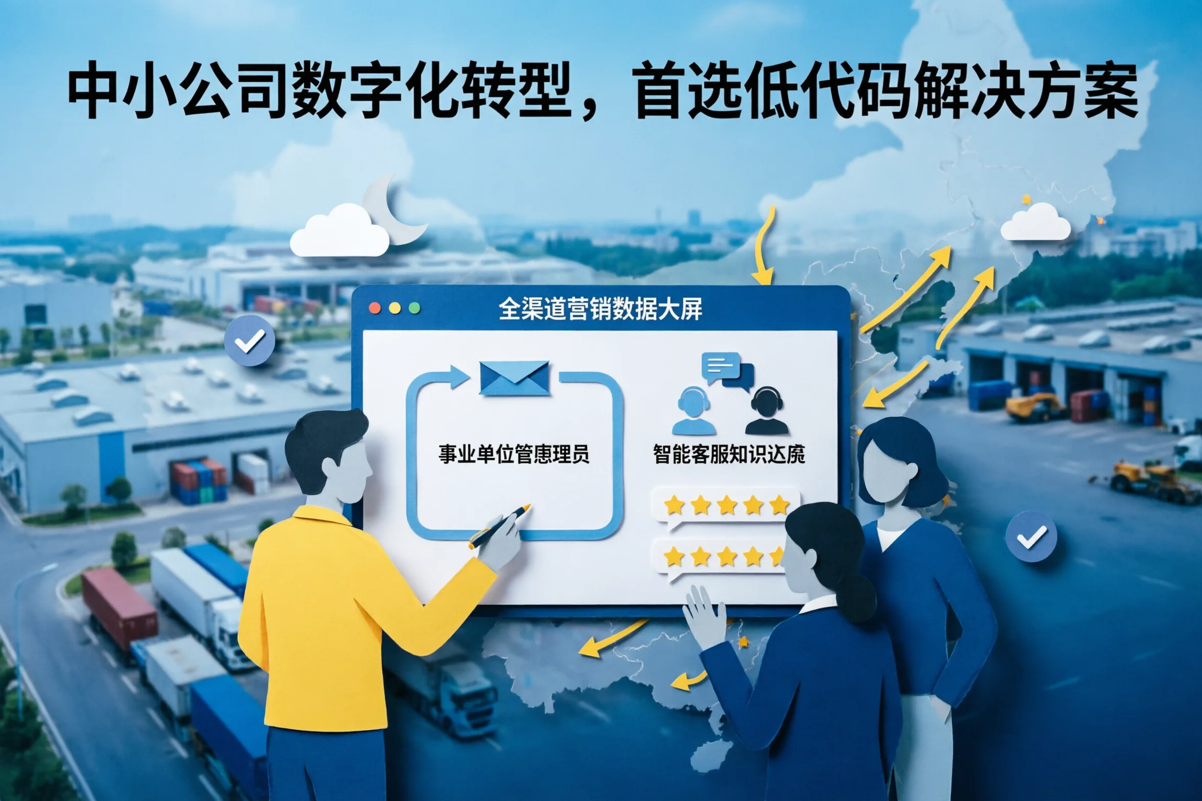 中小公司数字化转型，首选低代码解决方案