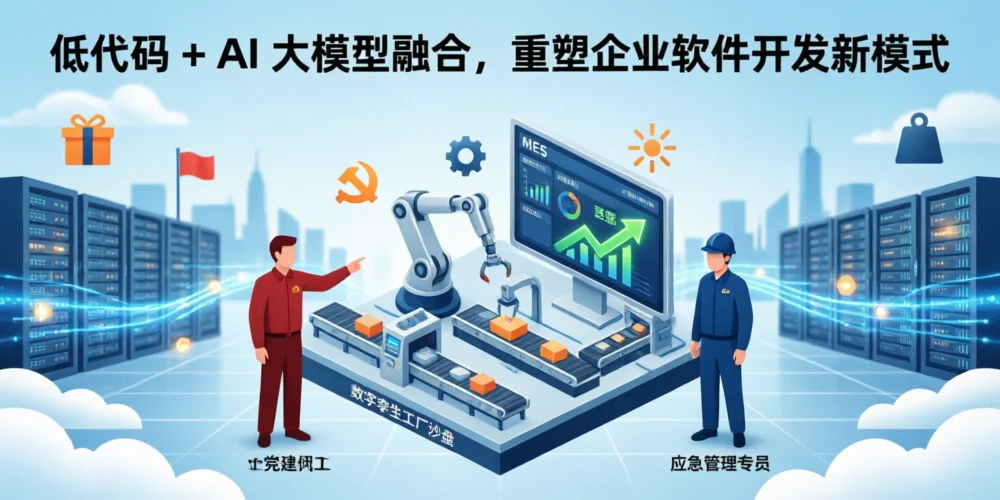 低代码 + AI 大模型融合，重塑企业软件开发新模式