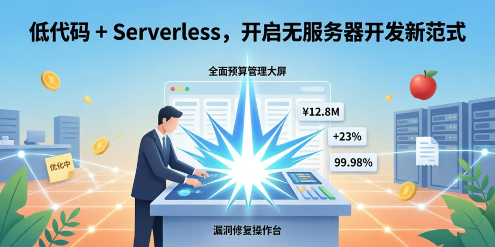 低代码 + Serverless，开启无服务器开发新范式