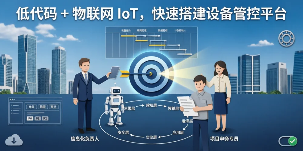 低代码 + 物联网 IoT，快速搭建设备管控平台