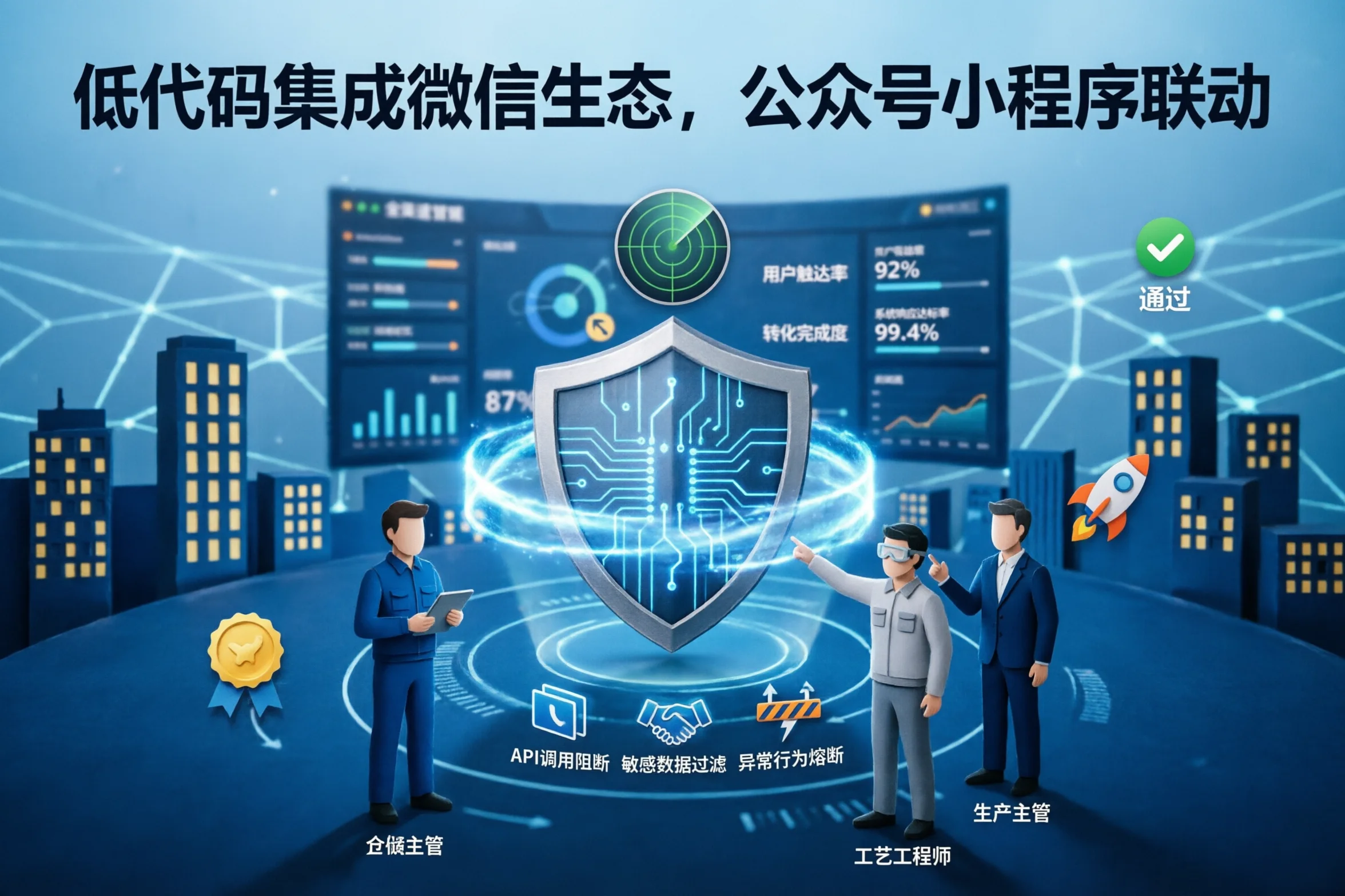 低代码集成微信生态，公众号小程序联动