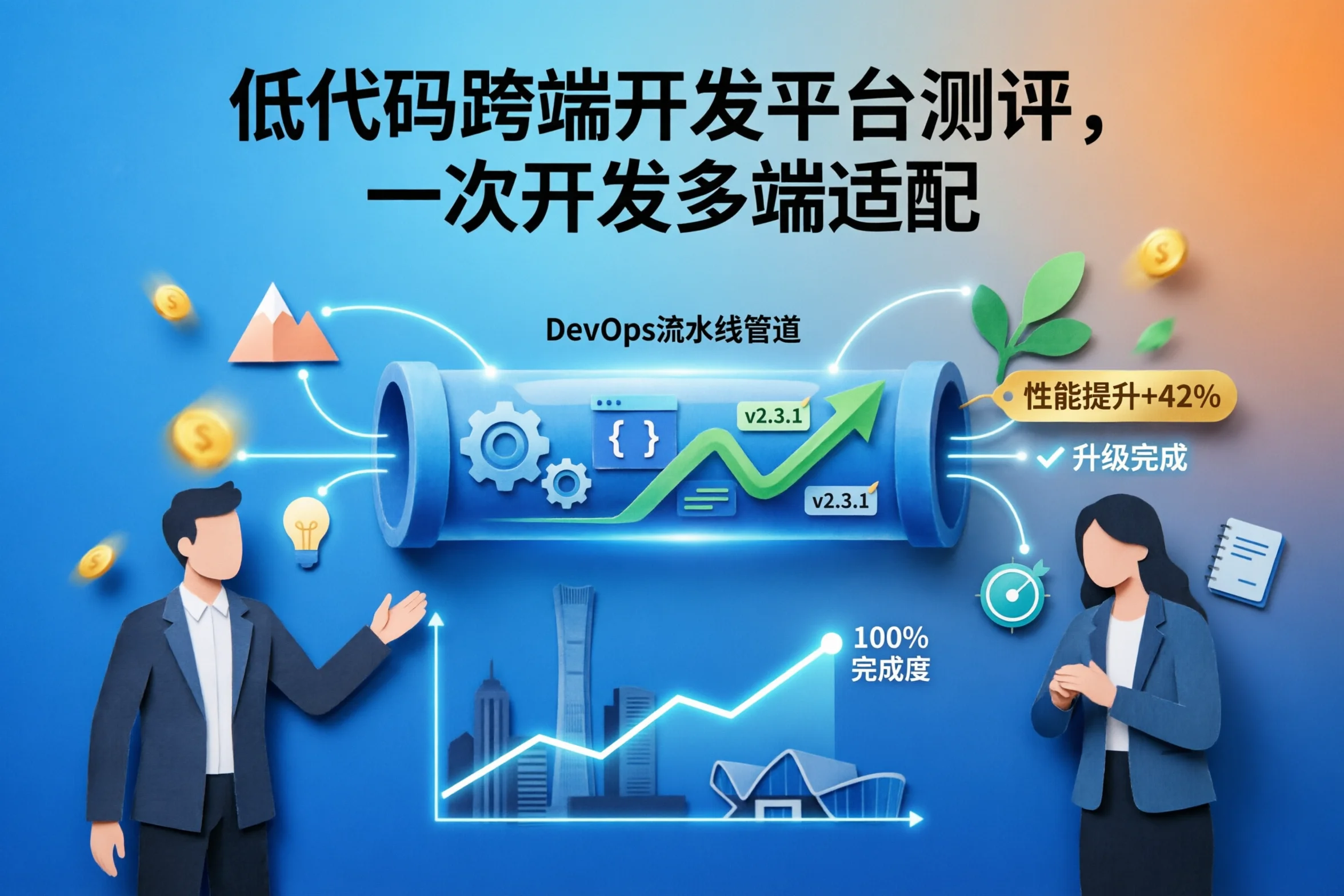 低代码跨端开发平台测评，一次开发多端适配