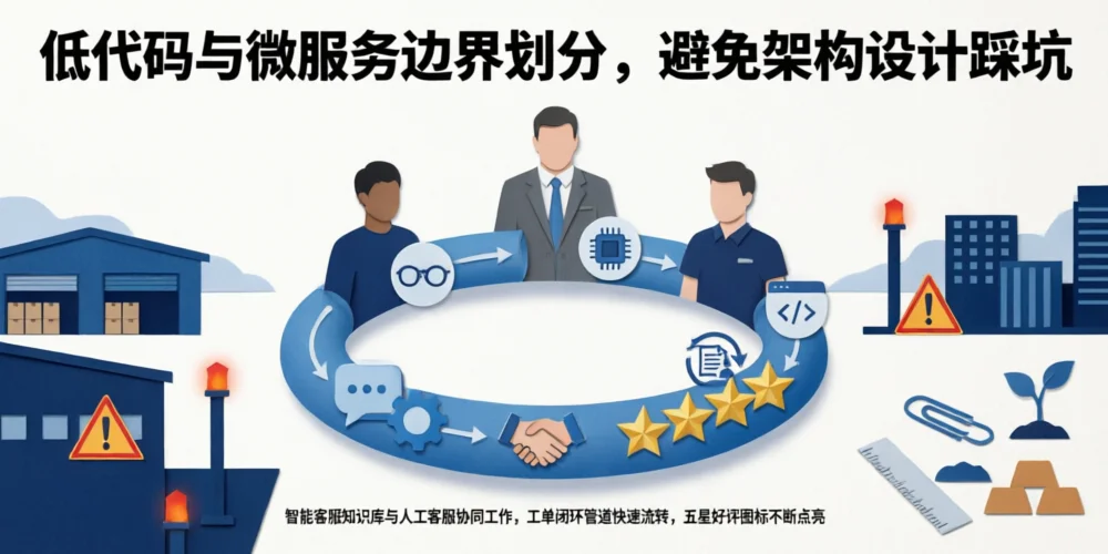 低代码与微服务边界划分，避免架构设计踩坑