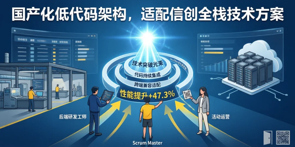 国产化低代码架构，适配信创全栈技术方案